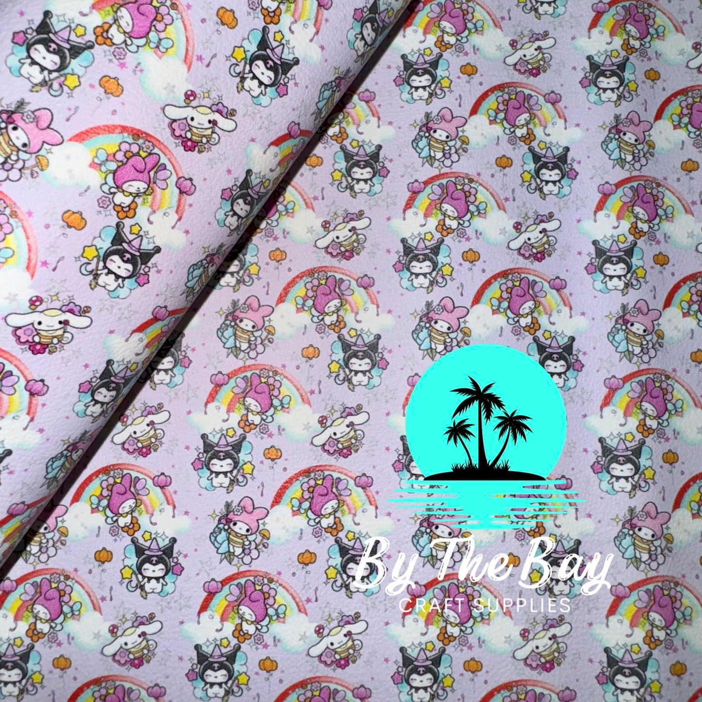 Purple Rainbow Kawaii