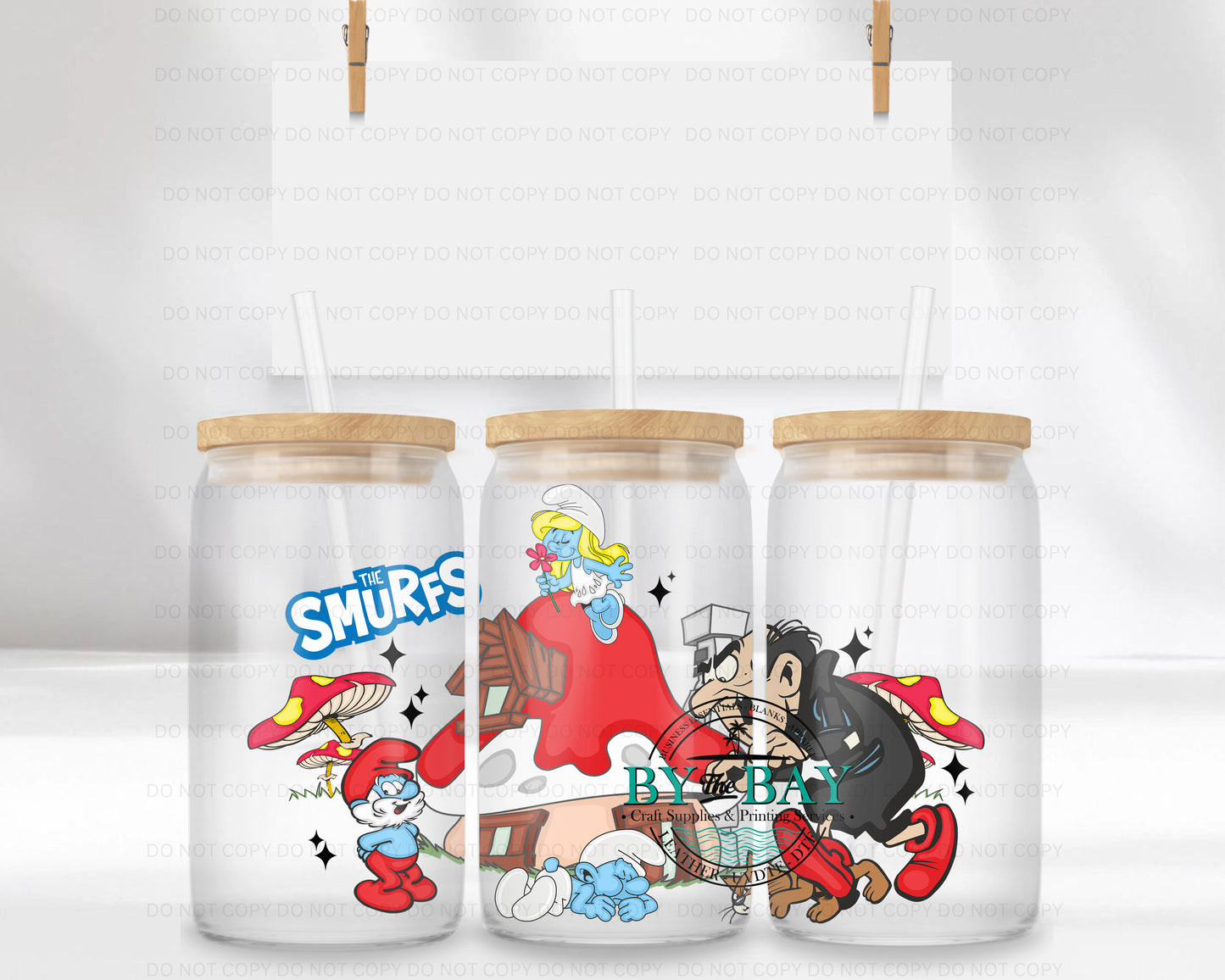 Blue People 16oz UVDTF Wrap