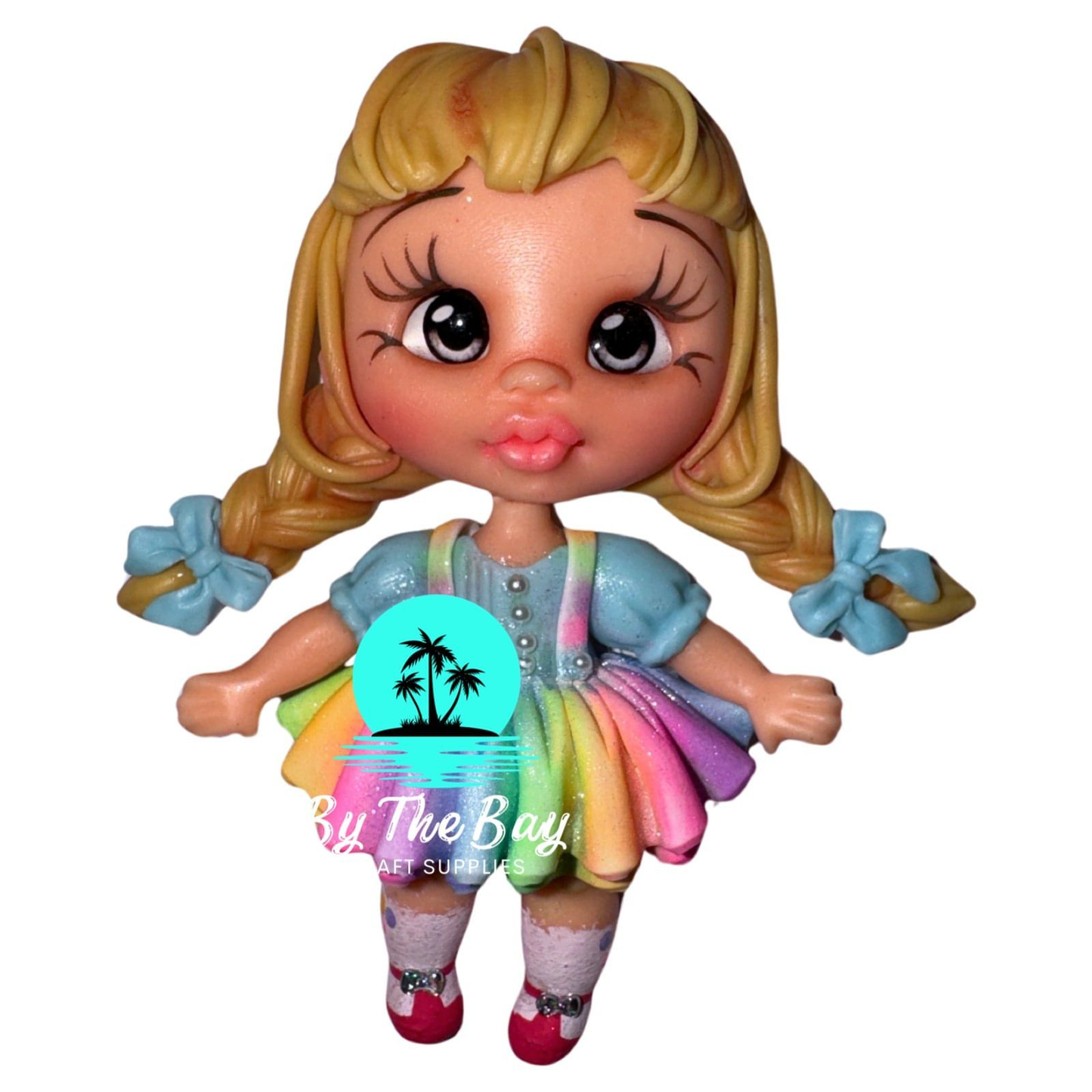 Cute girl rainbow dress