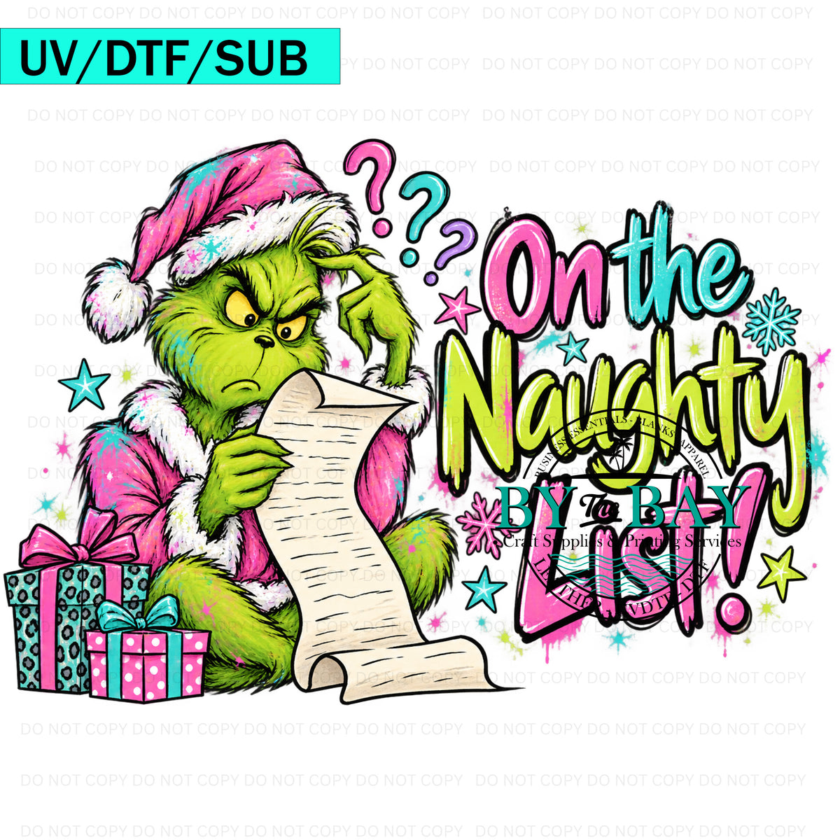 Naughty List DTF/UVDTF/SUB