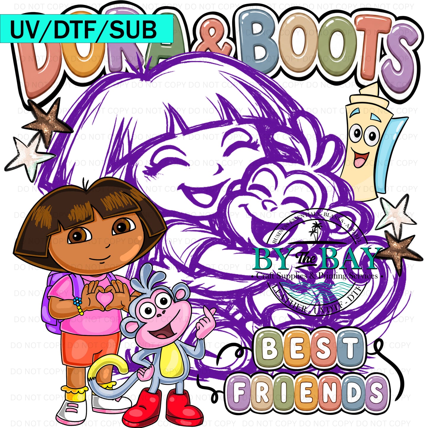 D & B Best Friends UVDTF/DTF/SUB
