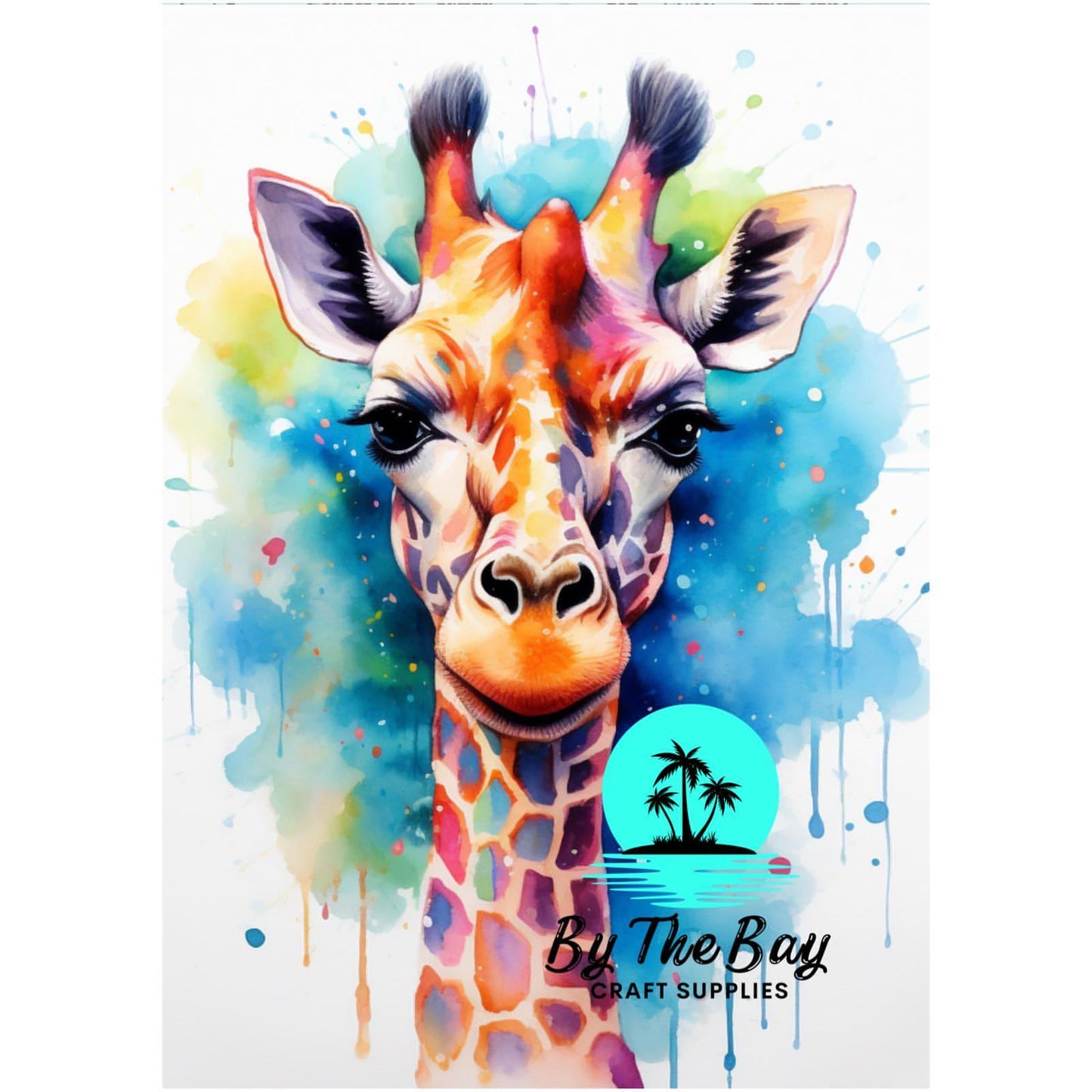 Watercolour Giraffe