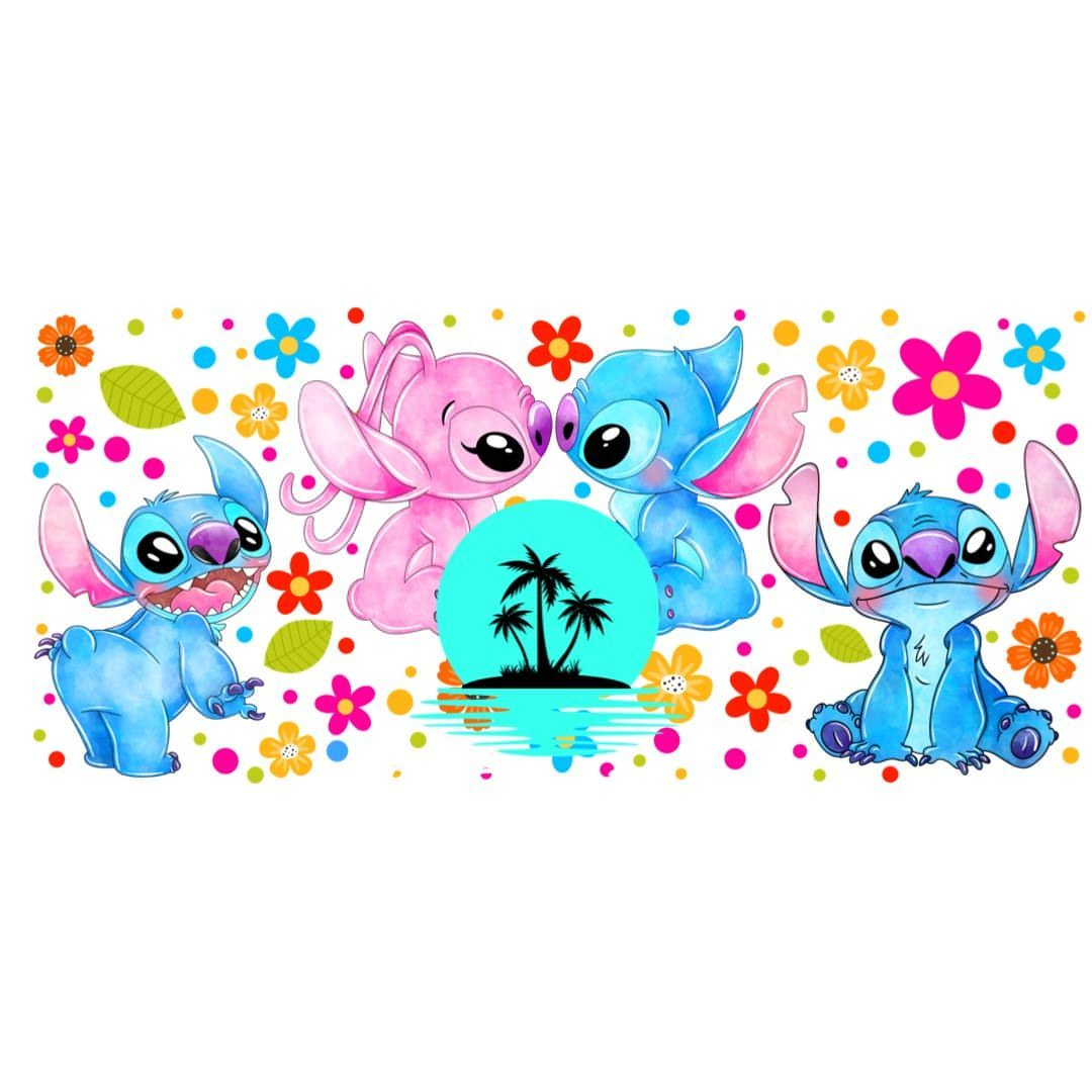 Blue guy floral love