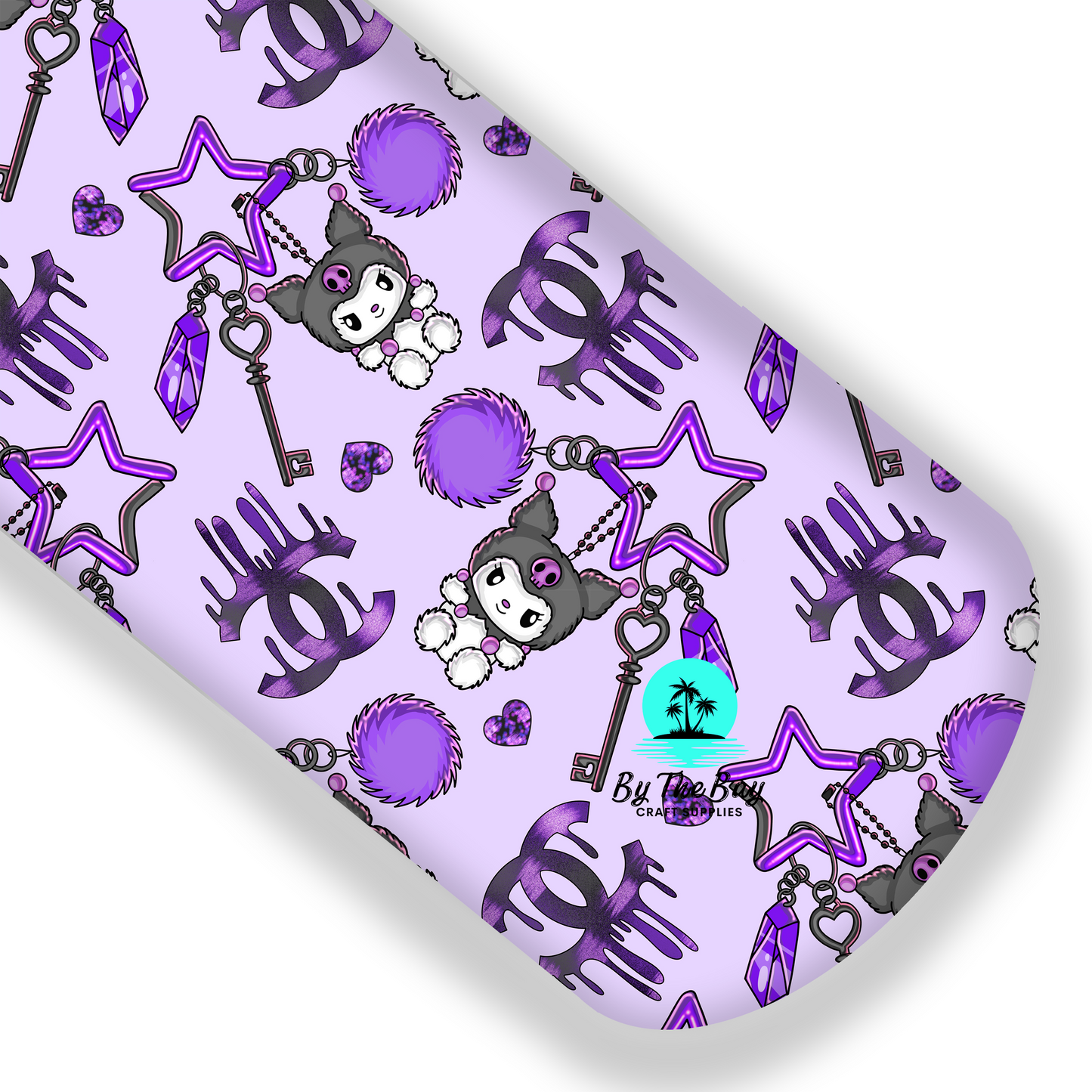 K Kawaii Keyring purple