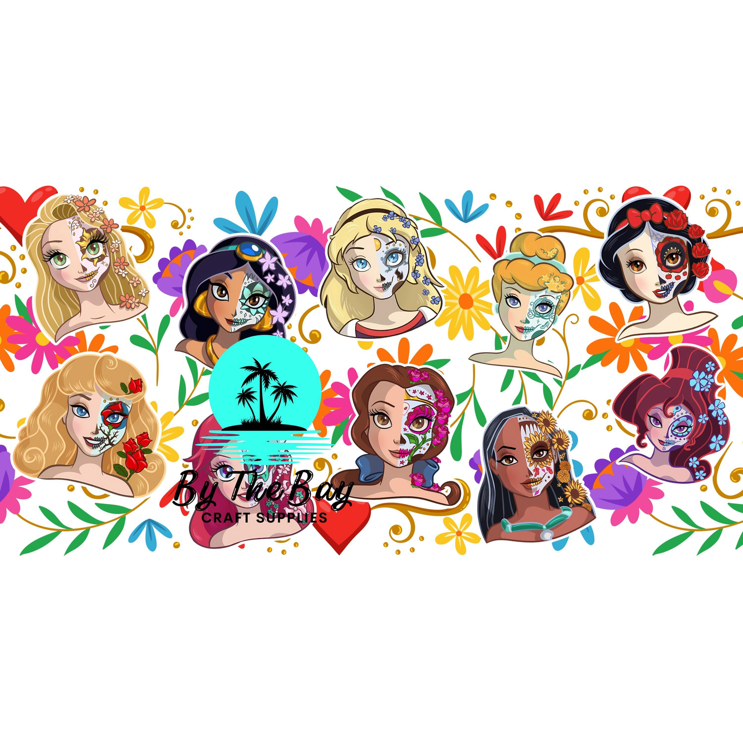 Day of the dead princesses