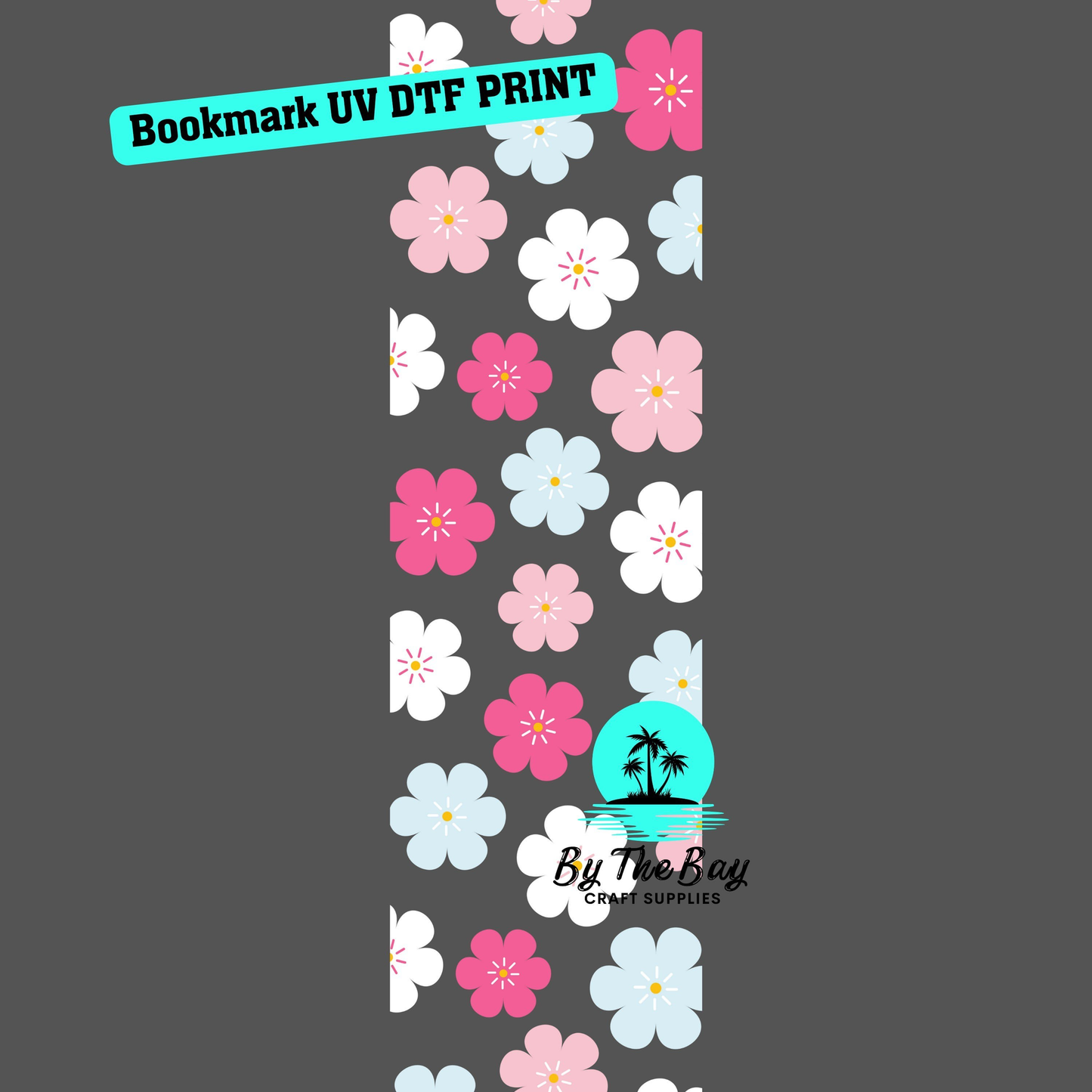 Small mixed flowers Bookmark Decal