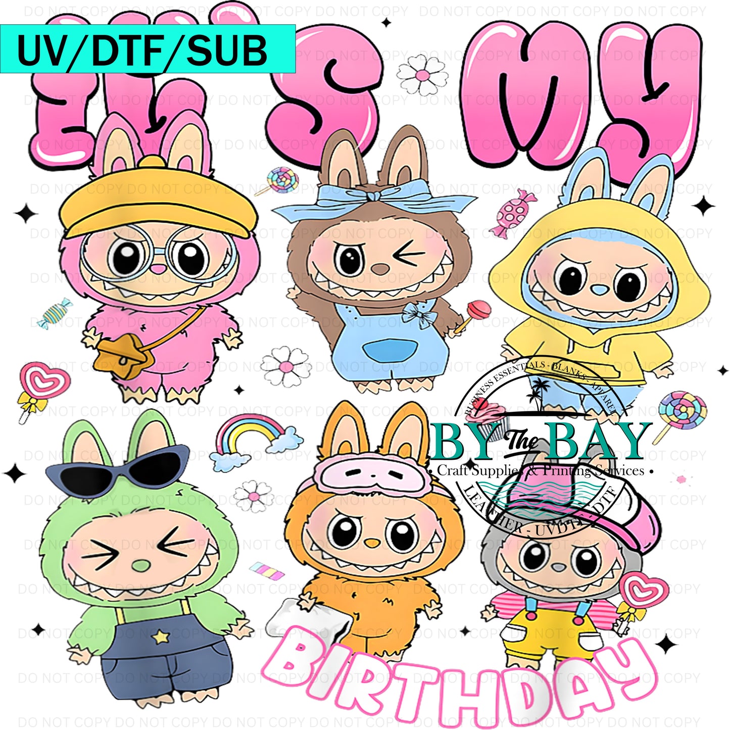 Monsters It's my bday pink