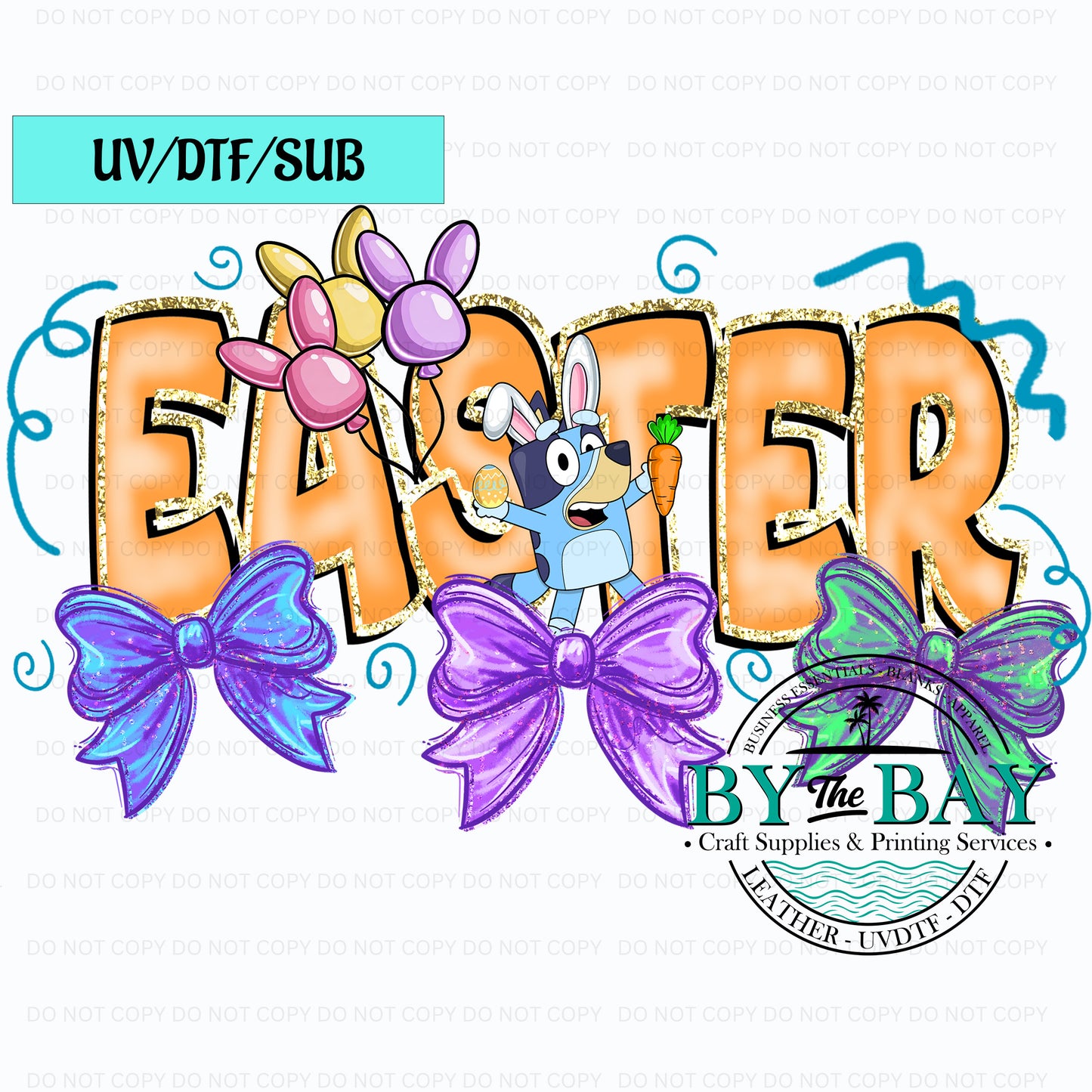 Easter Dog UVDTF/SUB