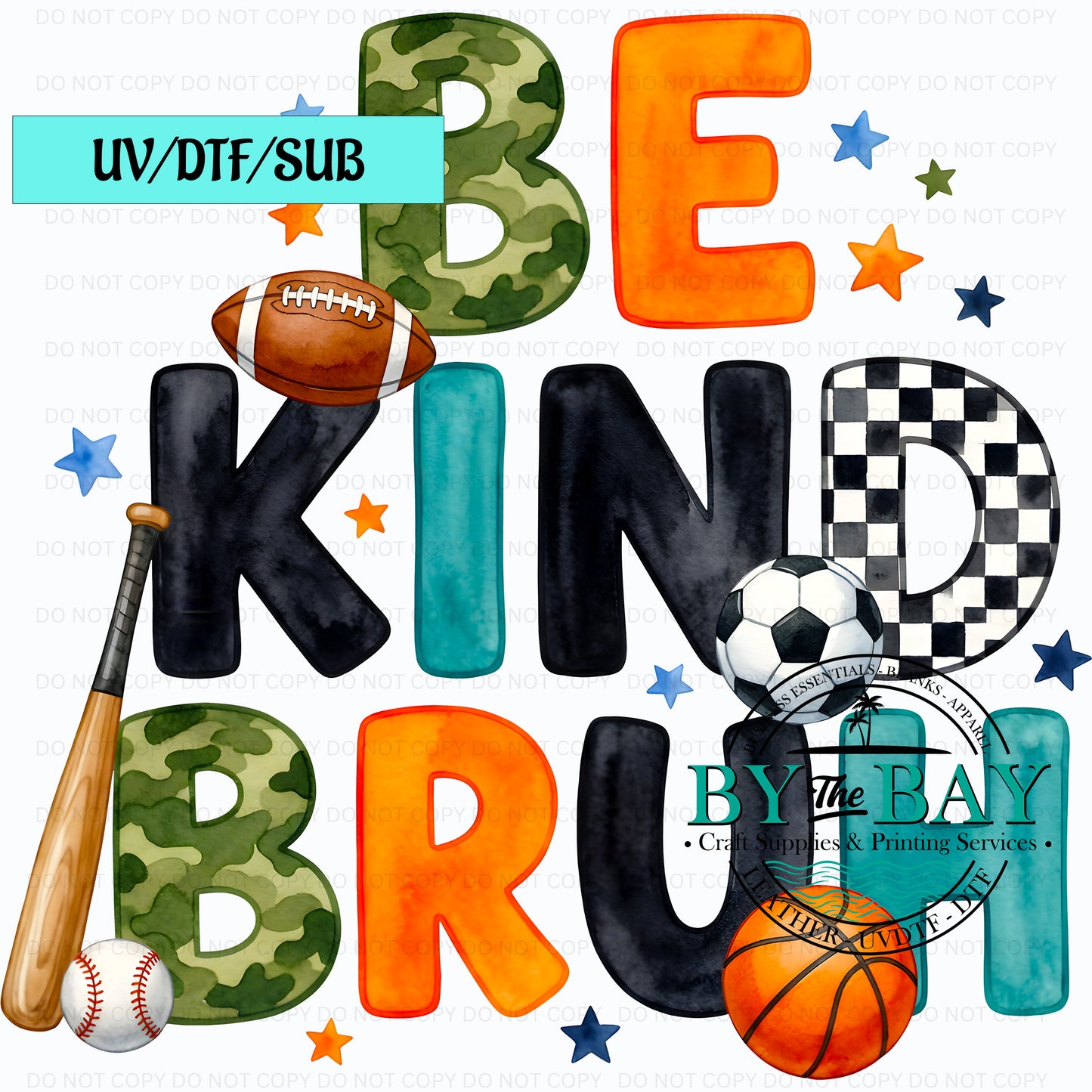 Be Kind Bruh Harmony Day UVDTF/SUB