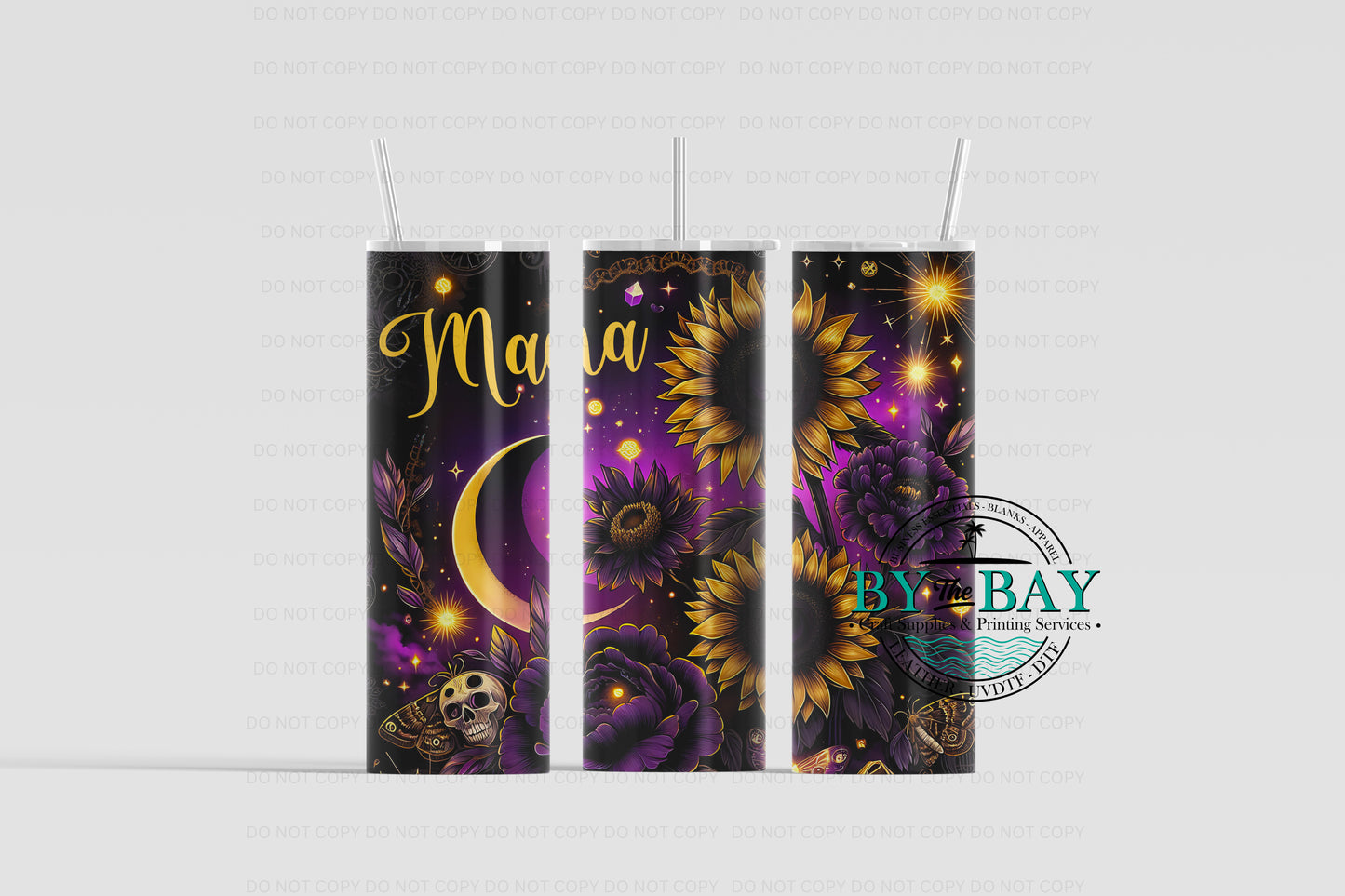 Dark Mama Sunflower 2 20oz Sublimation Print