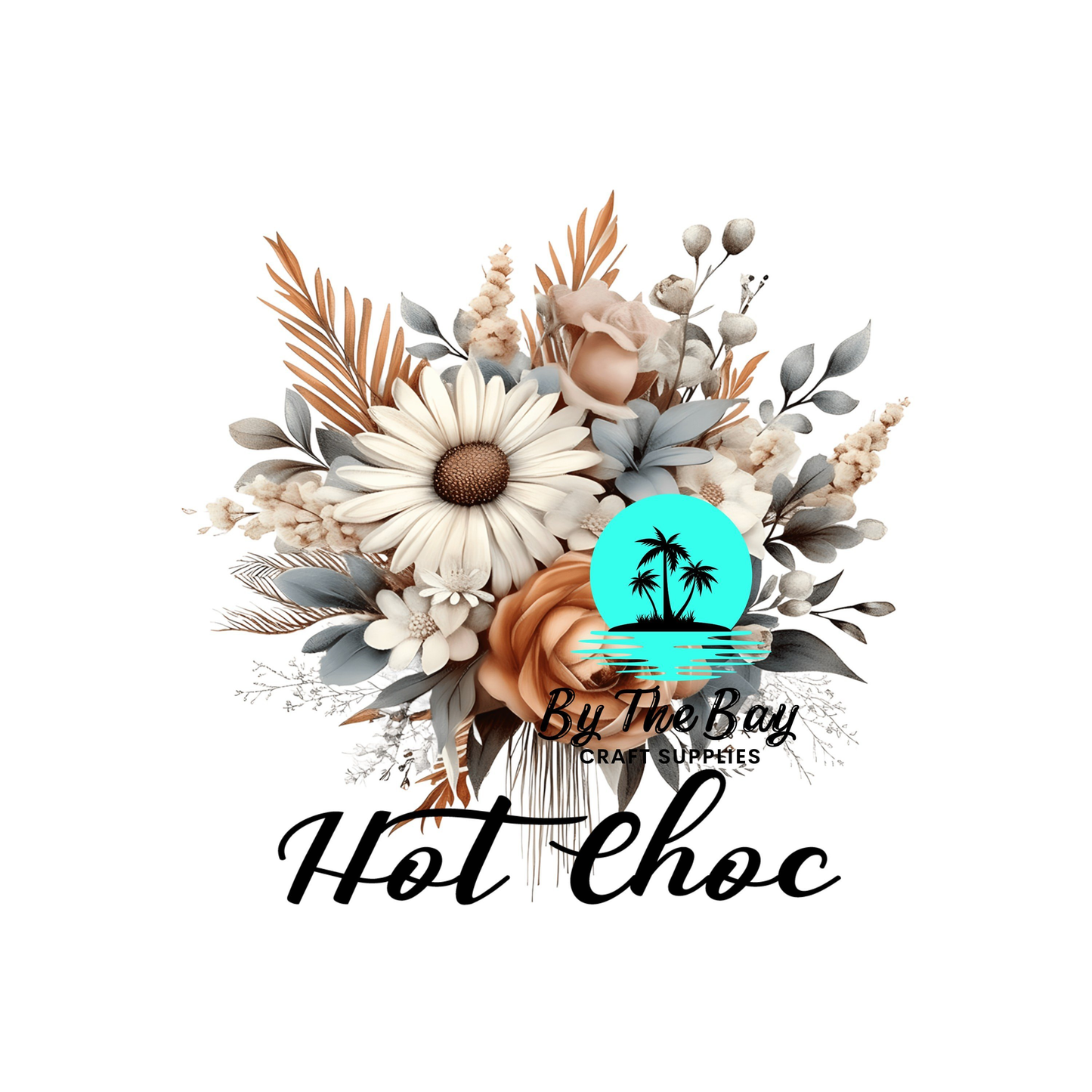 Boho Flowers Tea/Coffee/Sugar uv decal