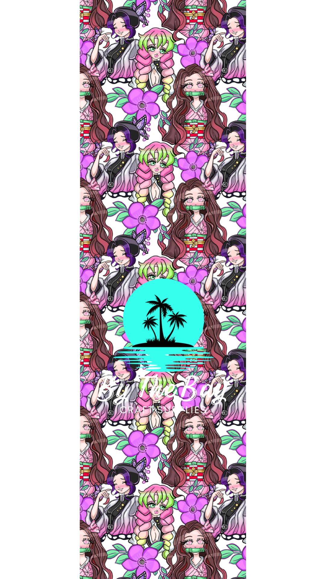 Anime Girls Bookmark Decal