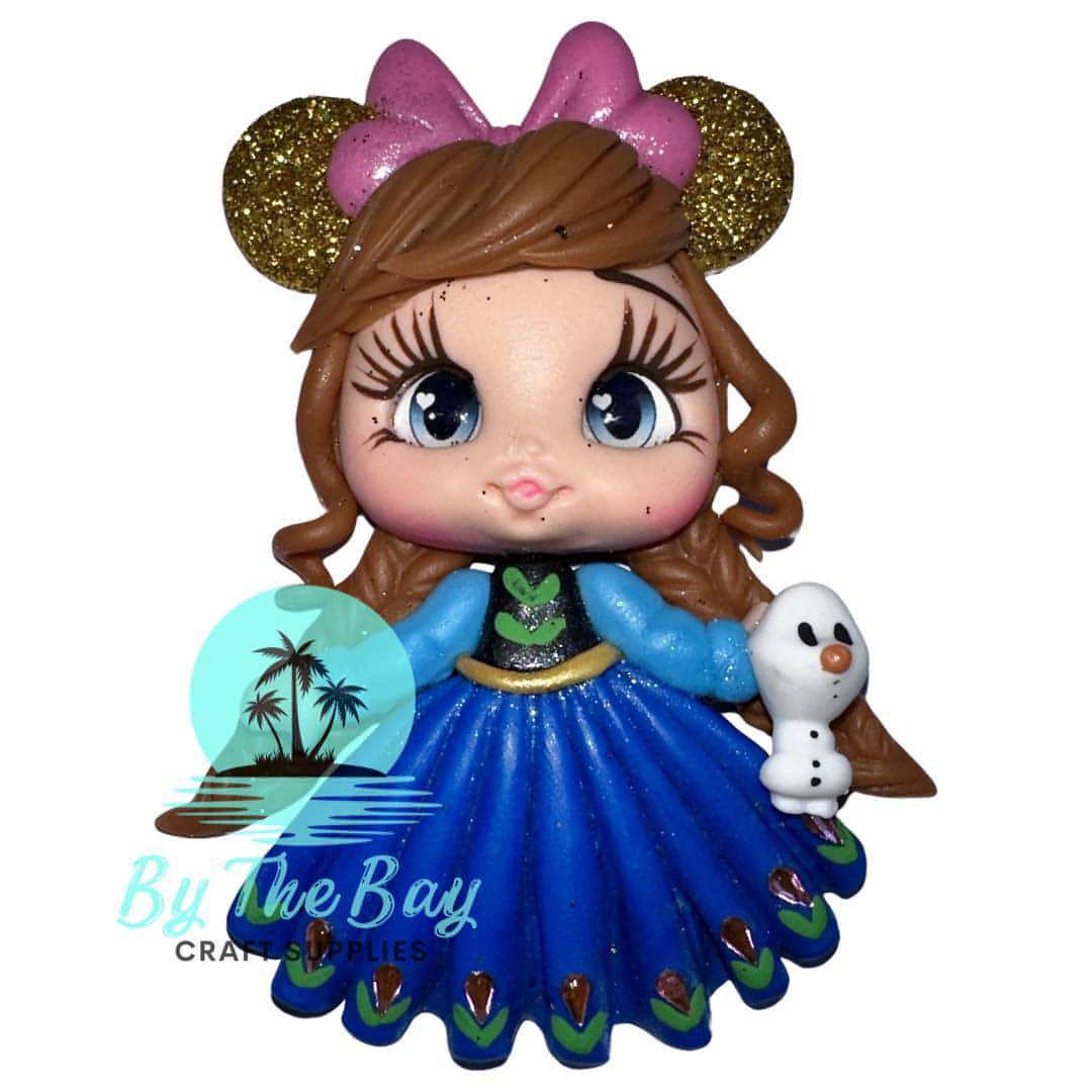 Ana princess with snowman