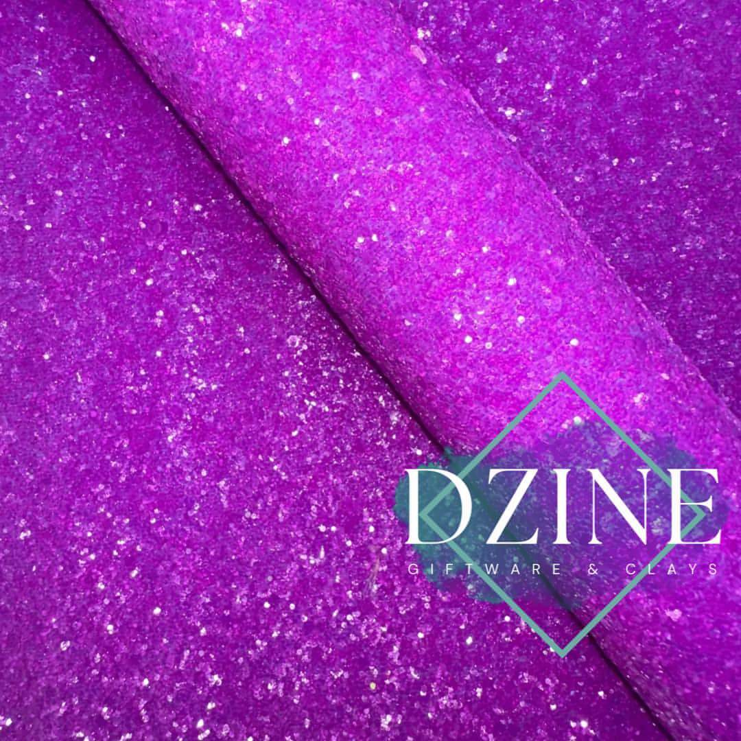 Purple Neon Chunky Glitter