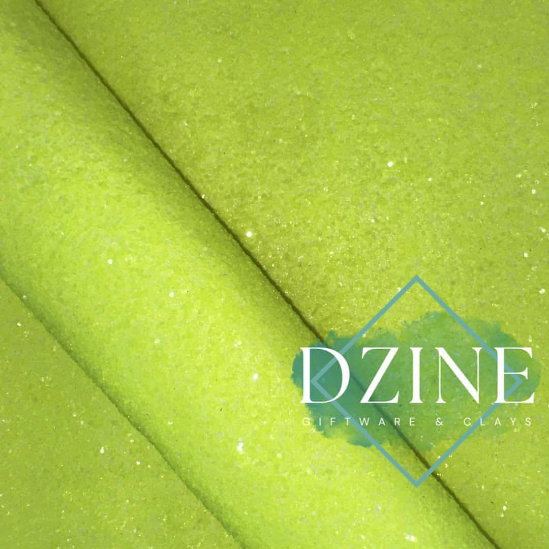 Yellow Neon Chunky Glitter