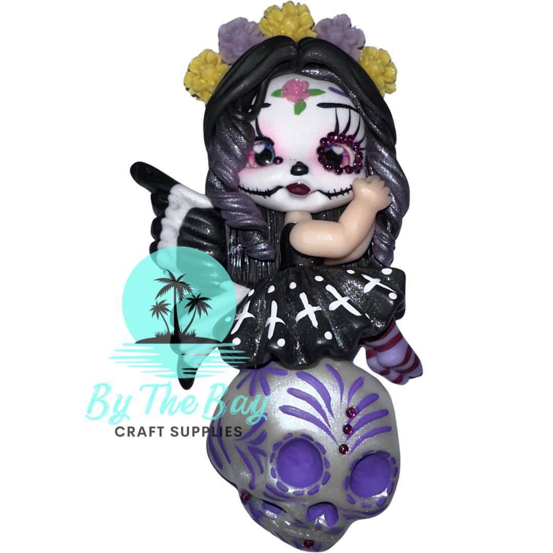 Sugar Skull Fairy Purple/yellow