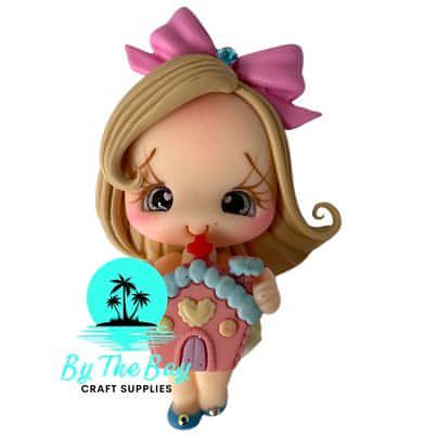 Girl with cute house