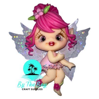 Silver wing fairy pink hair