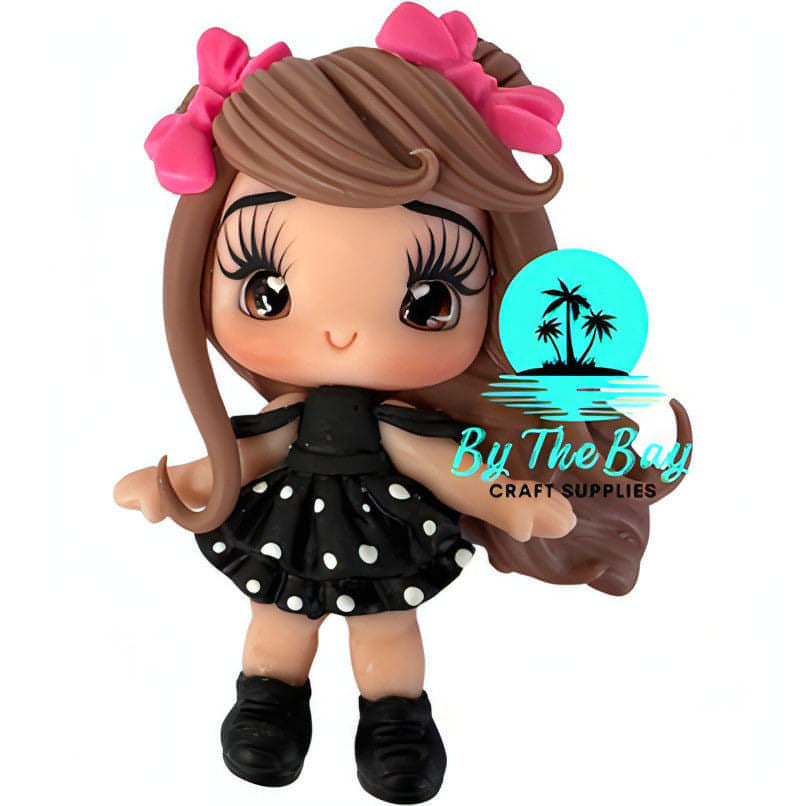 Black spotty party dress