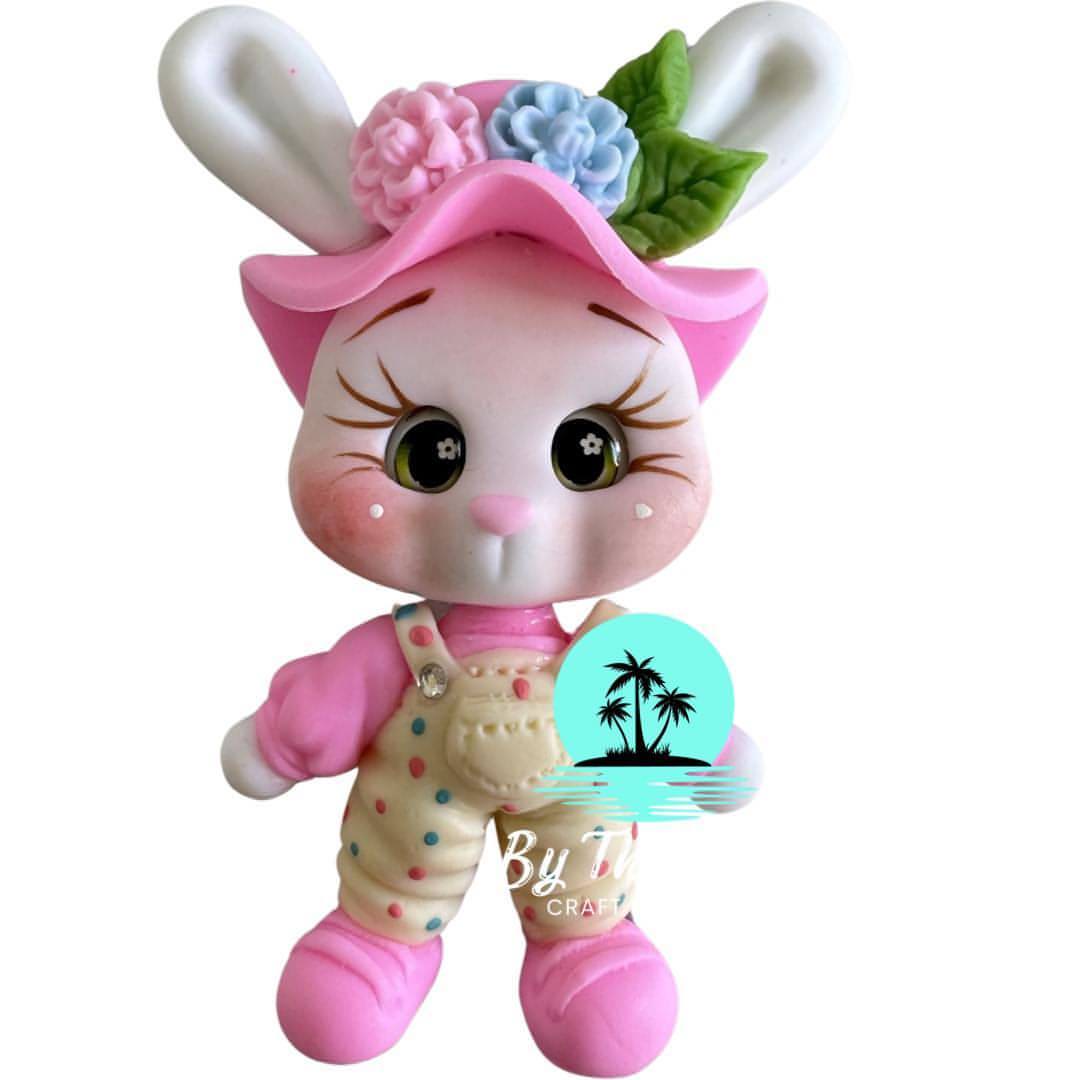 Bunny Easter pink hat