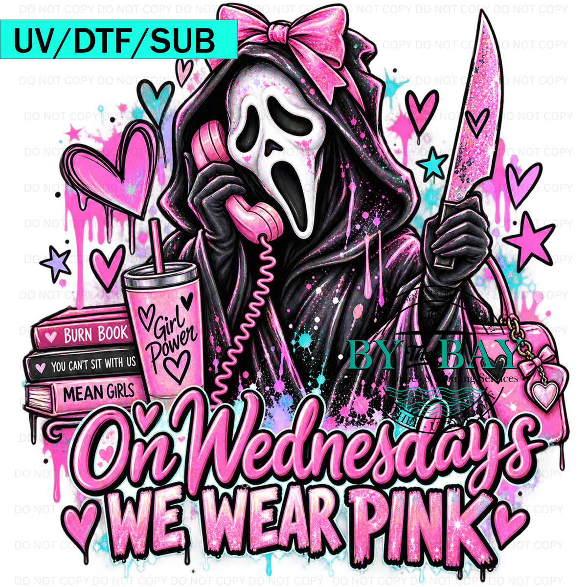 On Wednesday Horror DTF/UVDTF/SUB