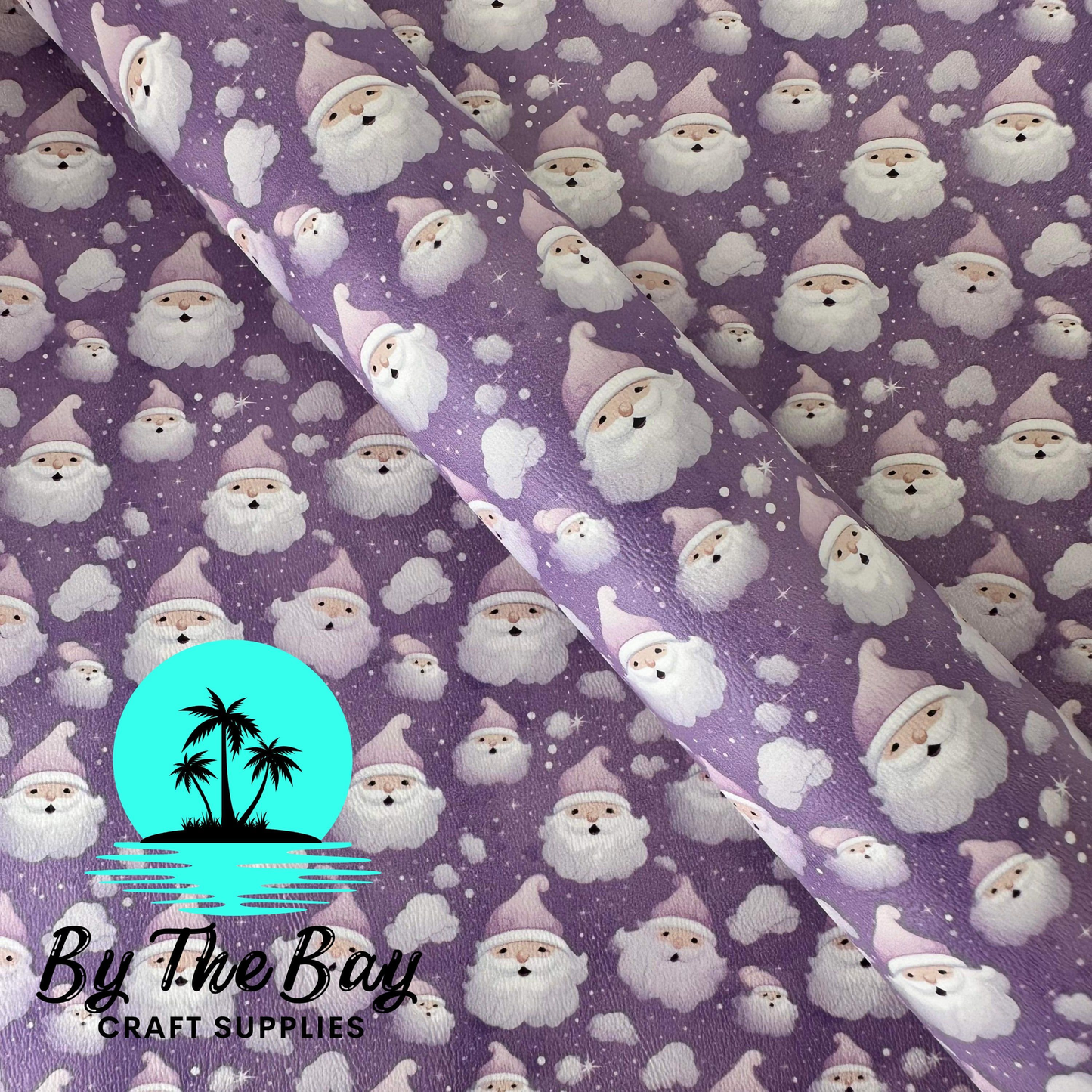 Purple Santa Faux Leather