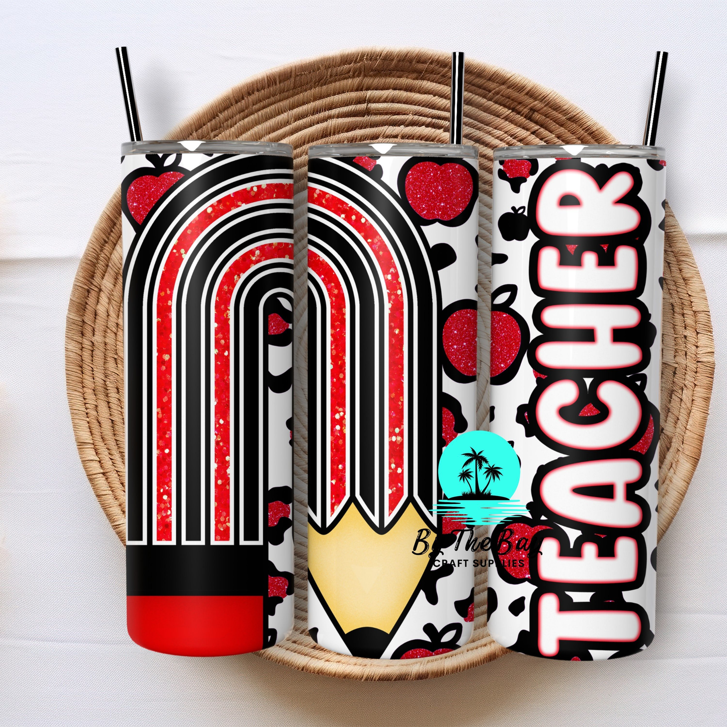Teacher large pencil Variety 20oz Tumbler SUB PRINT