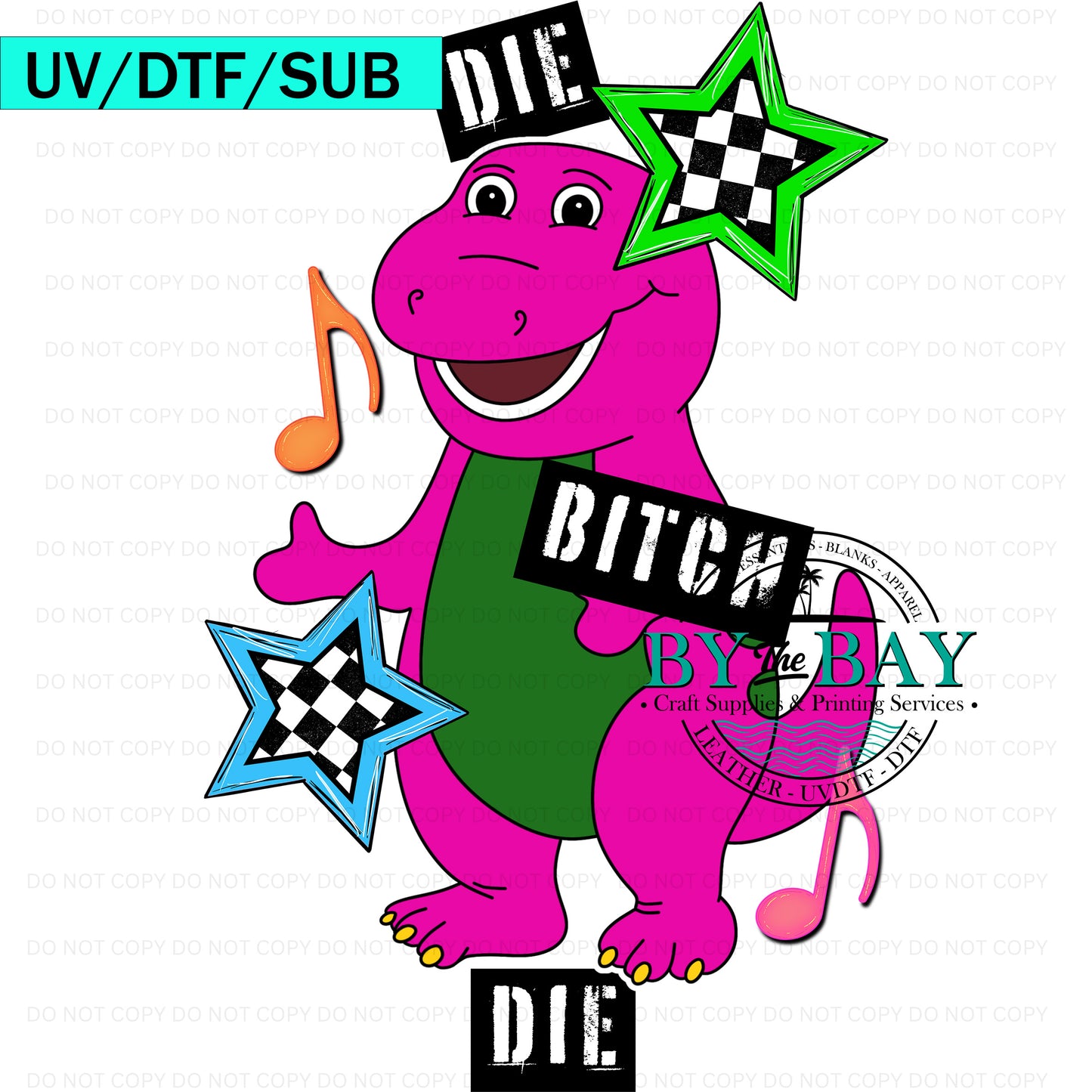 I Hate you Sleeve UVDTF/DTF/SUB