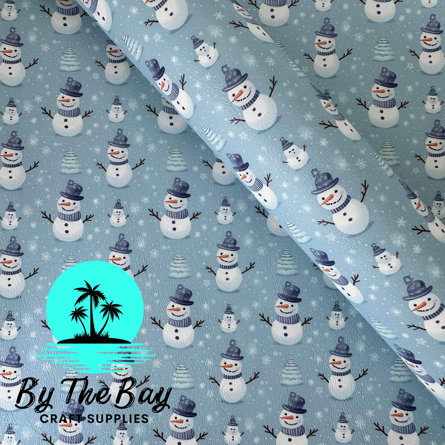 Snowman Blues Faux Leather