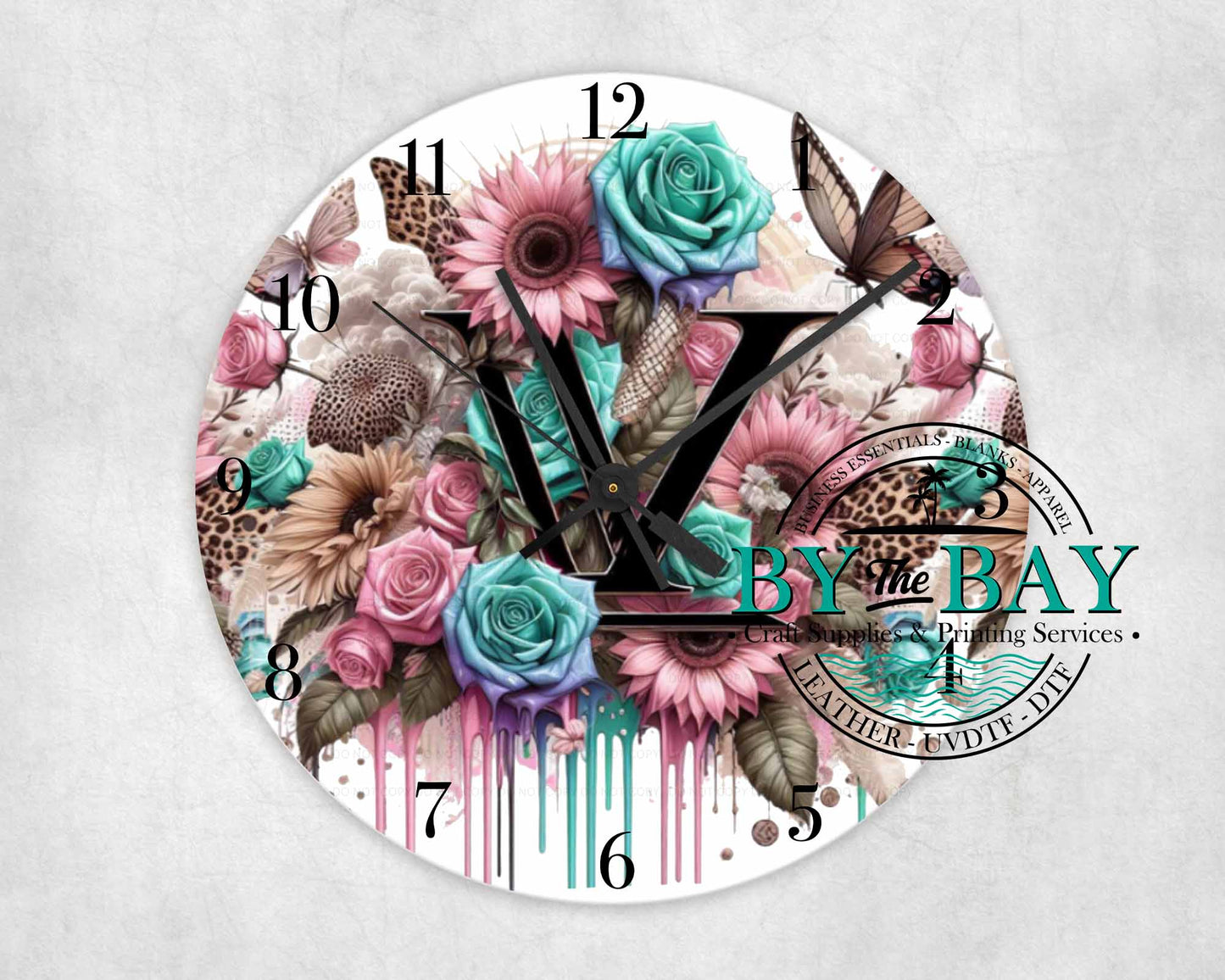 LV Floral Clock
