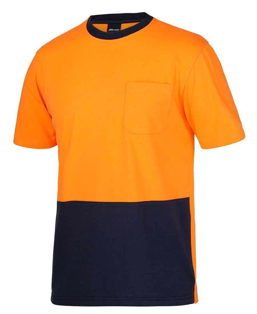Jbs Hi Vis Crew Neck Cotton T-Shirt 6HVTC