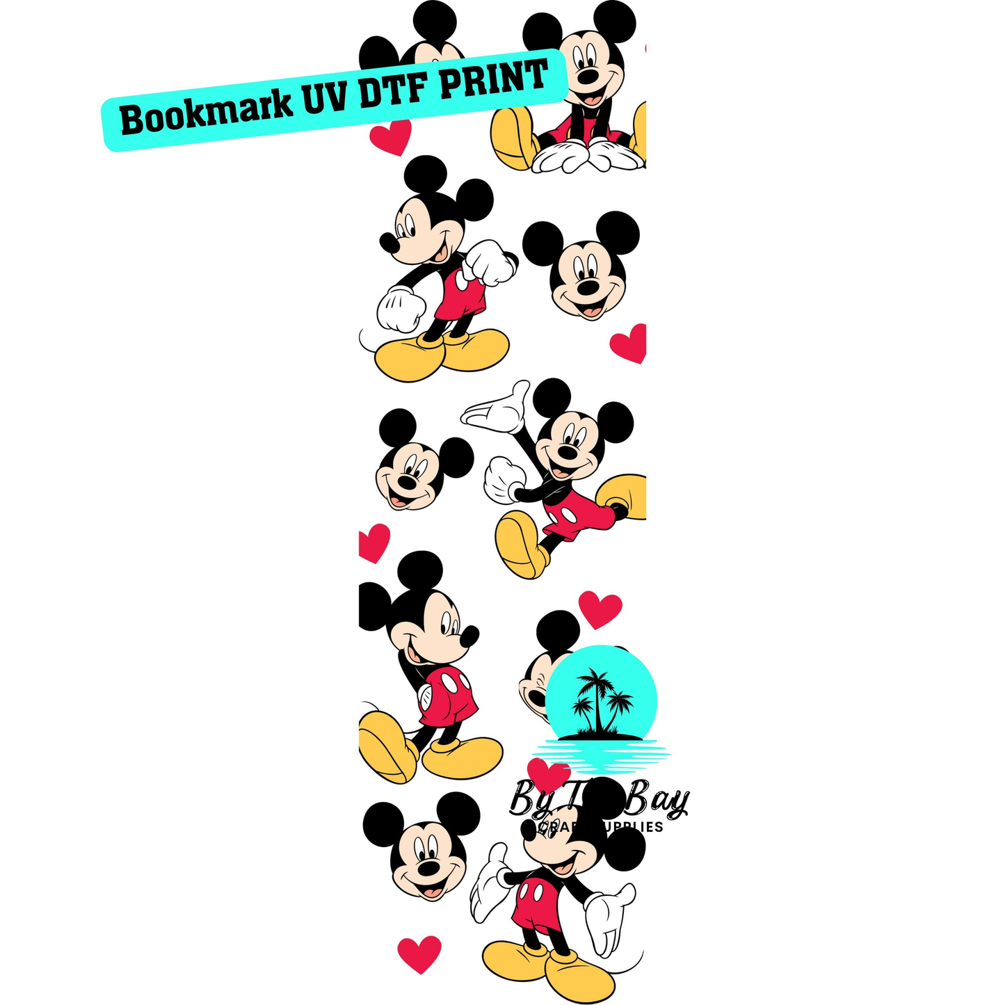 Mr Mouse Bookmark Decal