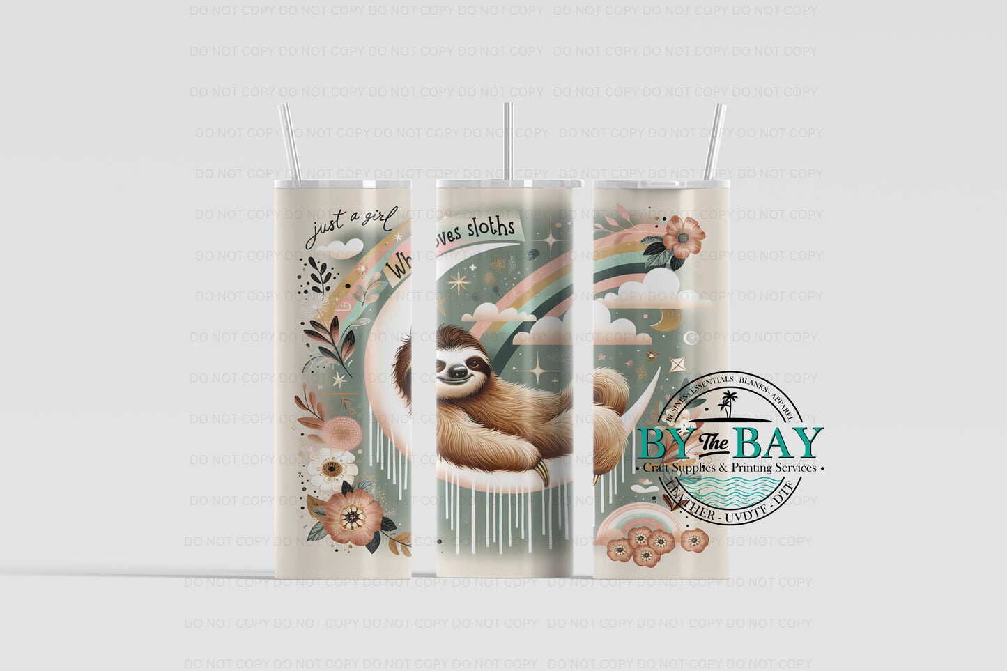 Sloths Universe 20oz Sublimation Print