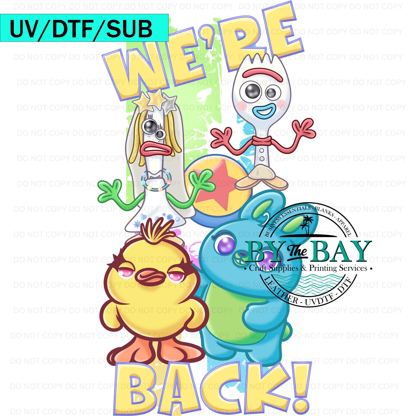 Pastel TStory 5 Sleeve UVDTF/DTF/SUB