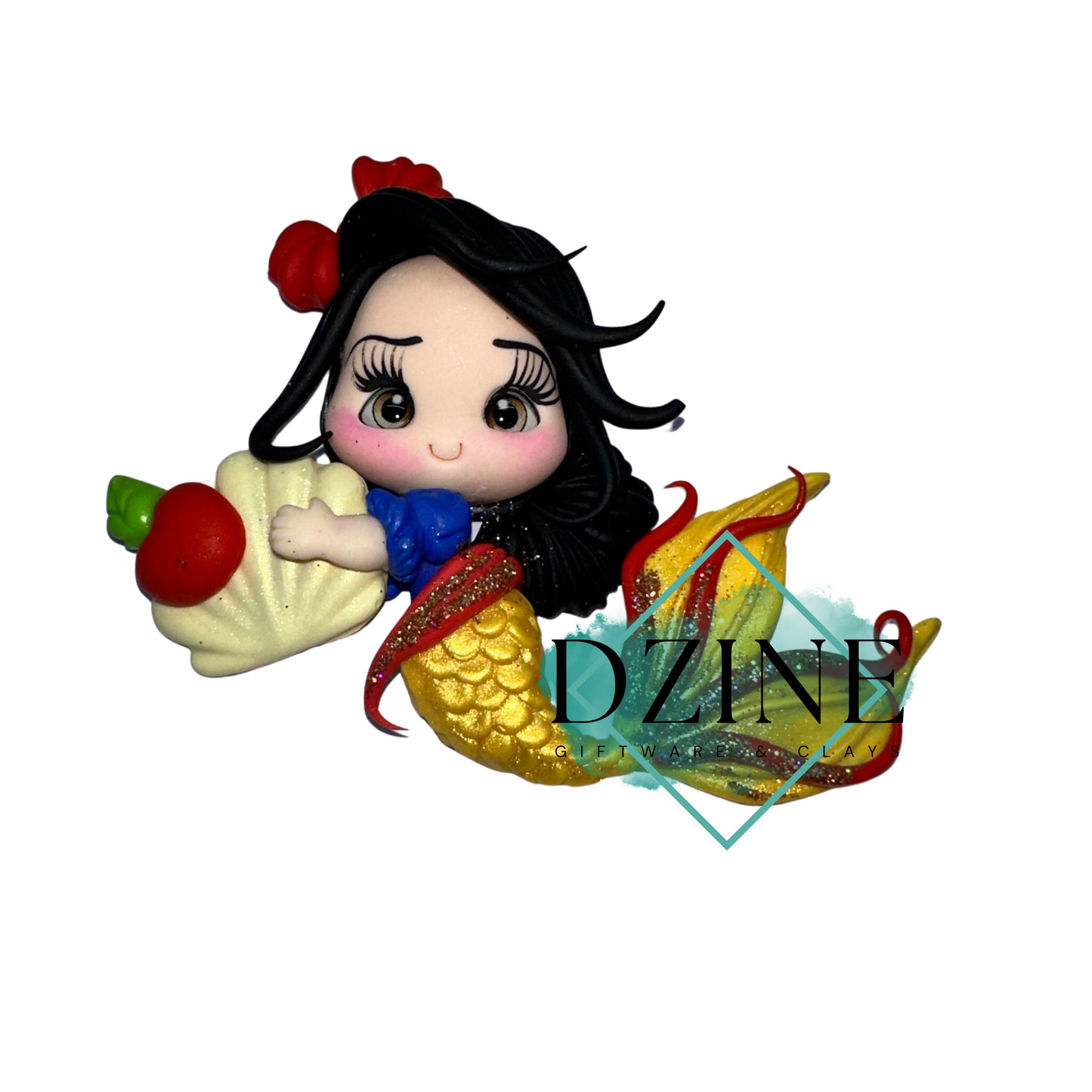 Apple princess mermaid