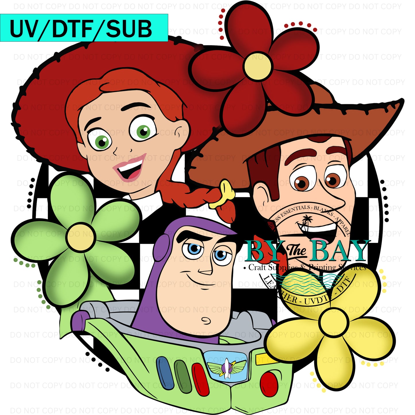 Toy Trio 01 UVDTF/DTF/SUB