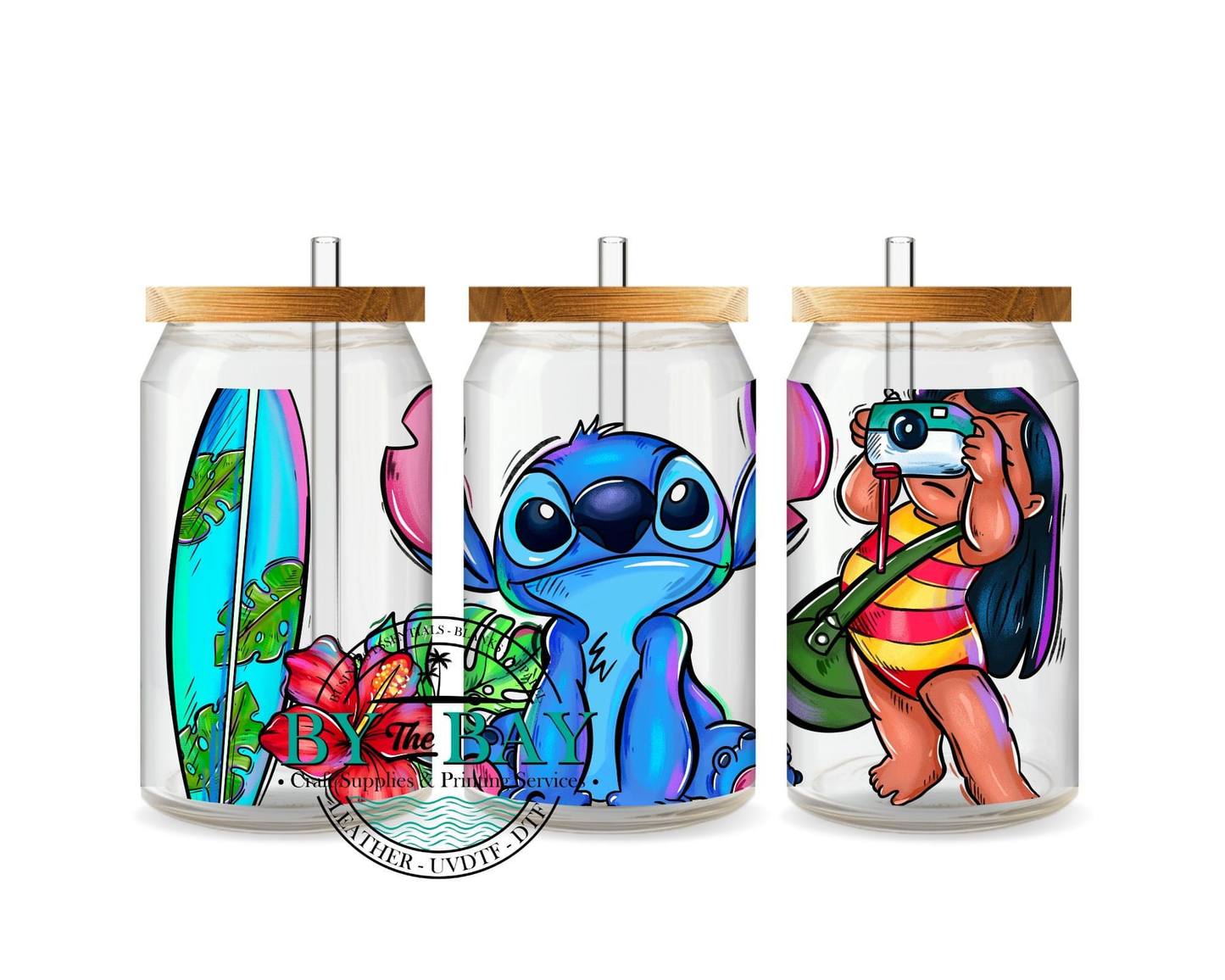 Blue Guy Friend Flower Surfboard Wrap