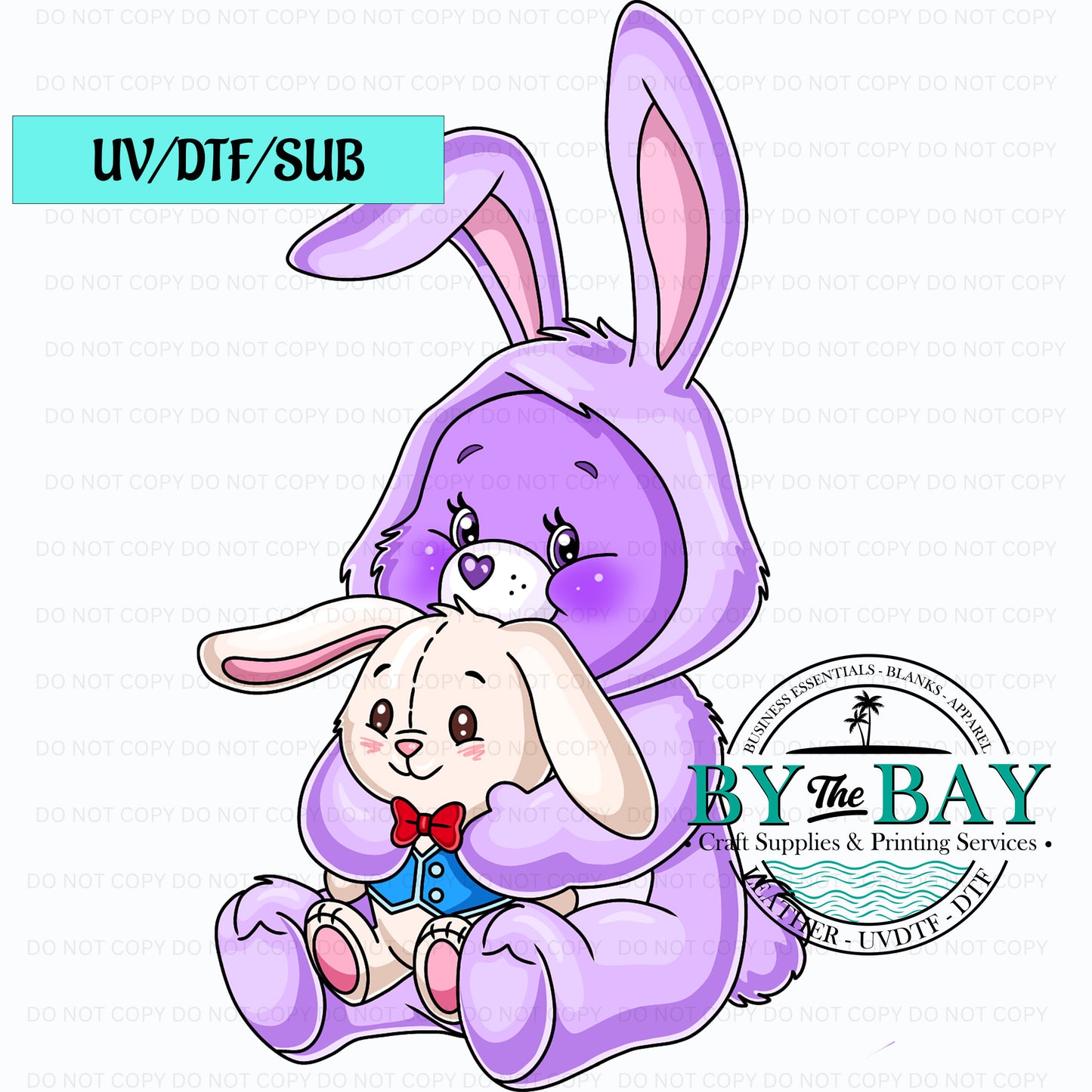 Easter CBear Purple UVDTF/SUB