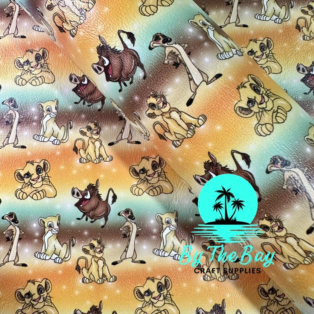 Lion Trio Faux Leatherette