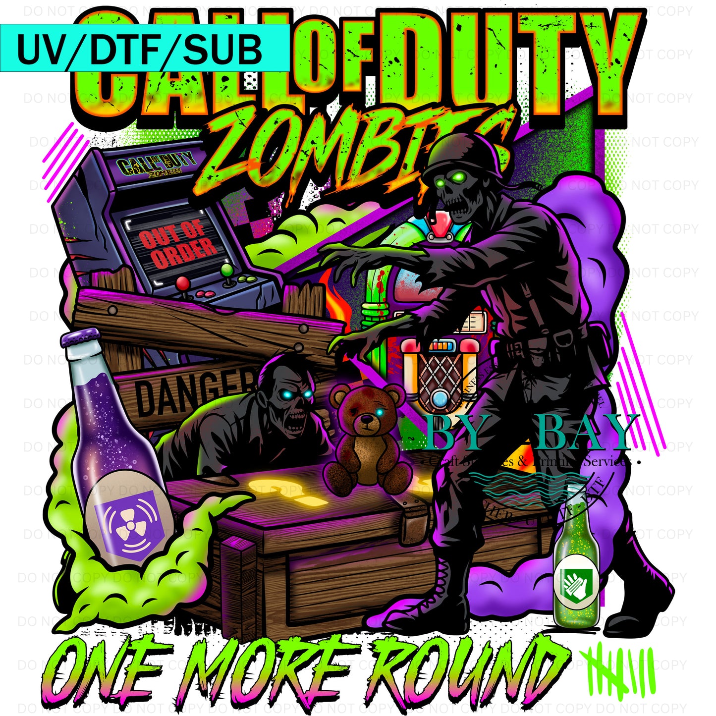 COD Zombie UVDTF/DTF/SUB
