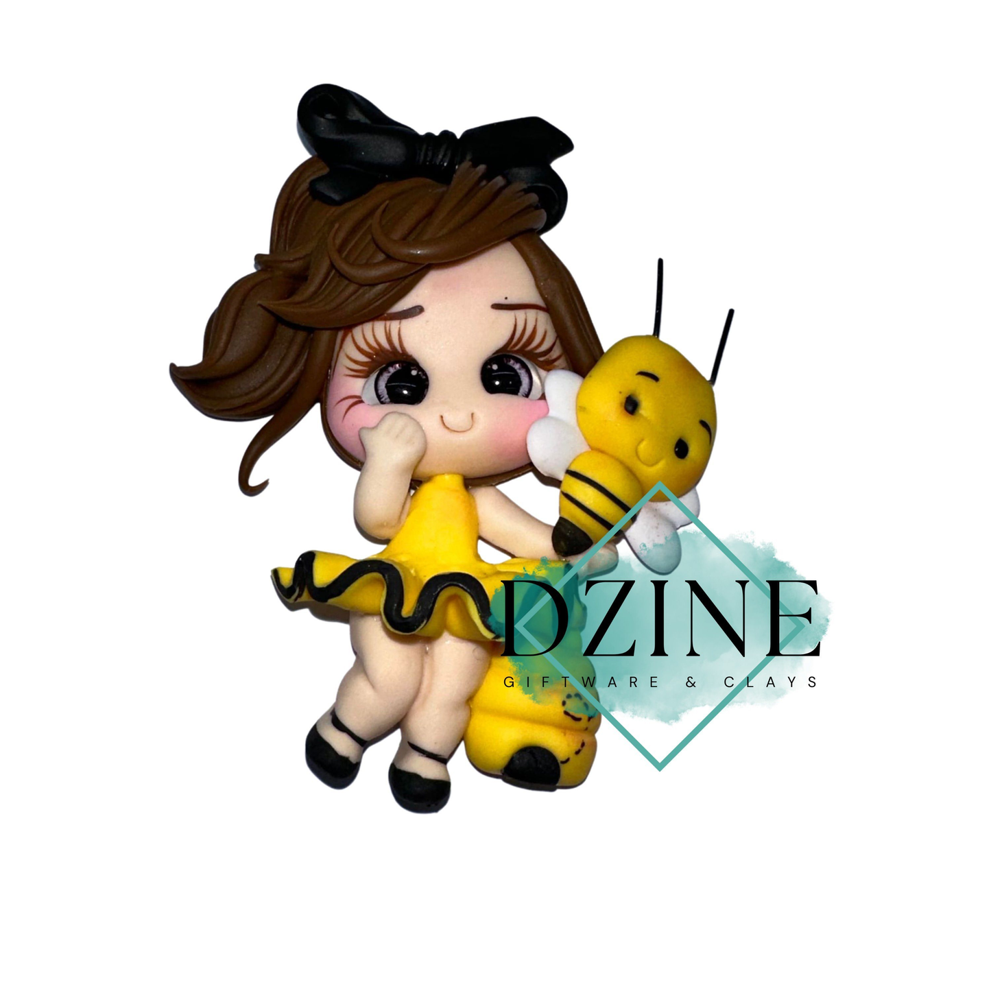 Brown hair bee girl