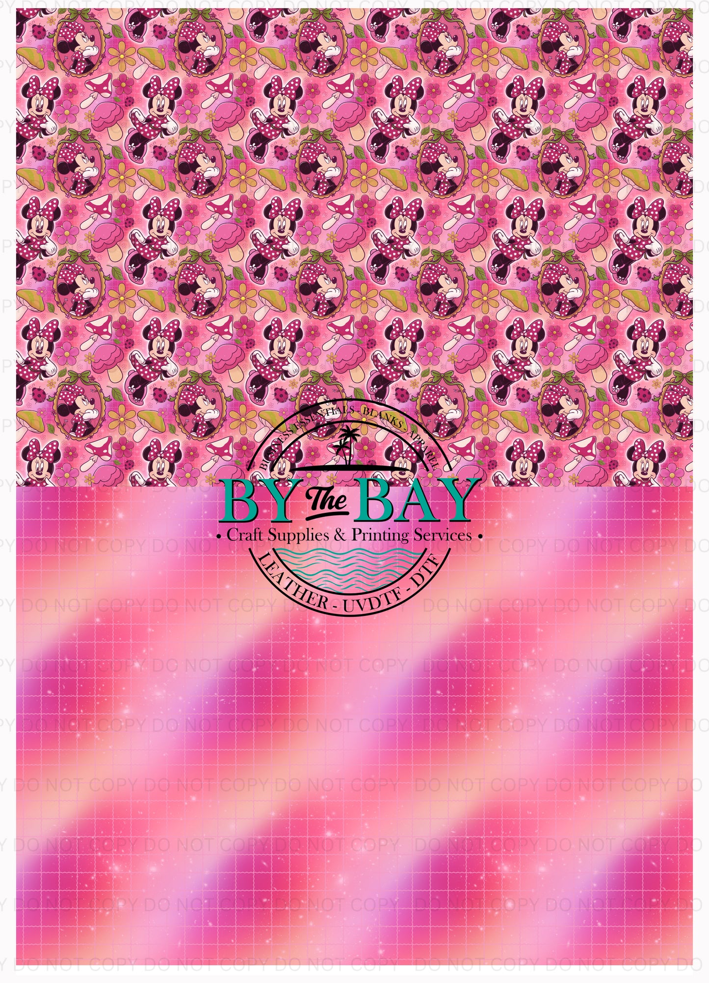 Miss Mouse Mushroom 2 A4 Split Design Sheet