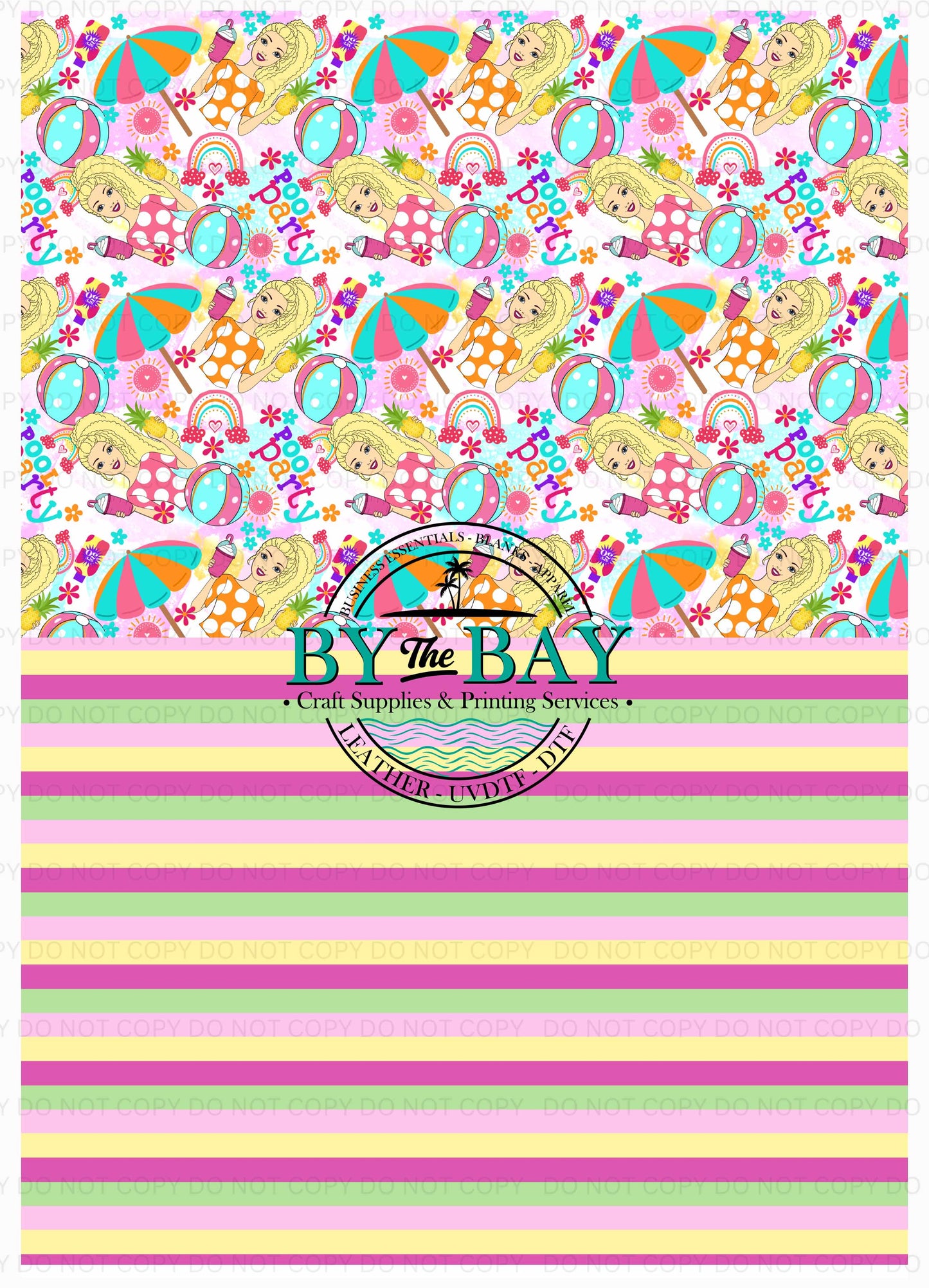 Pool Party A4 Split Design Sheet