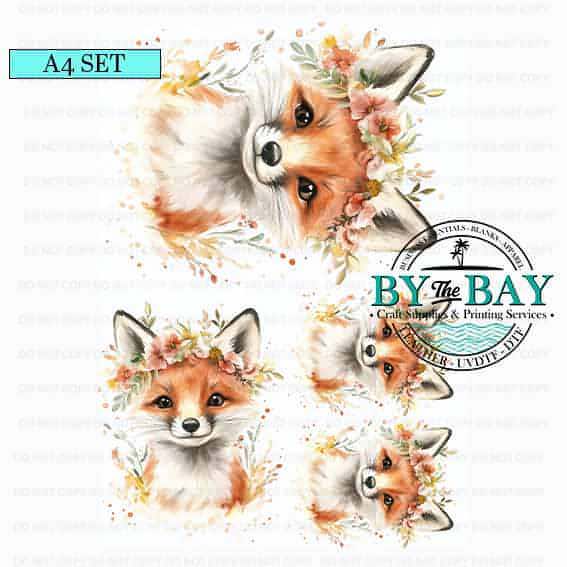 A4 Fox & Fox Set
