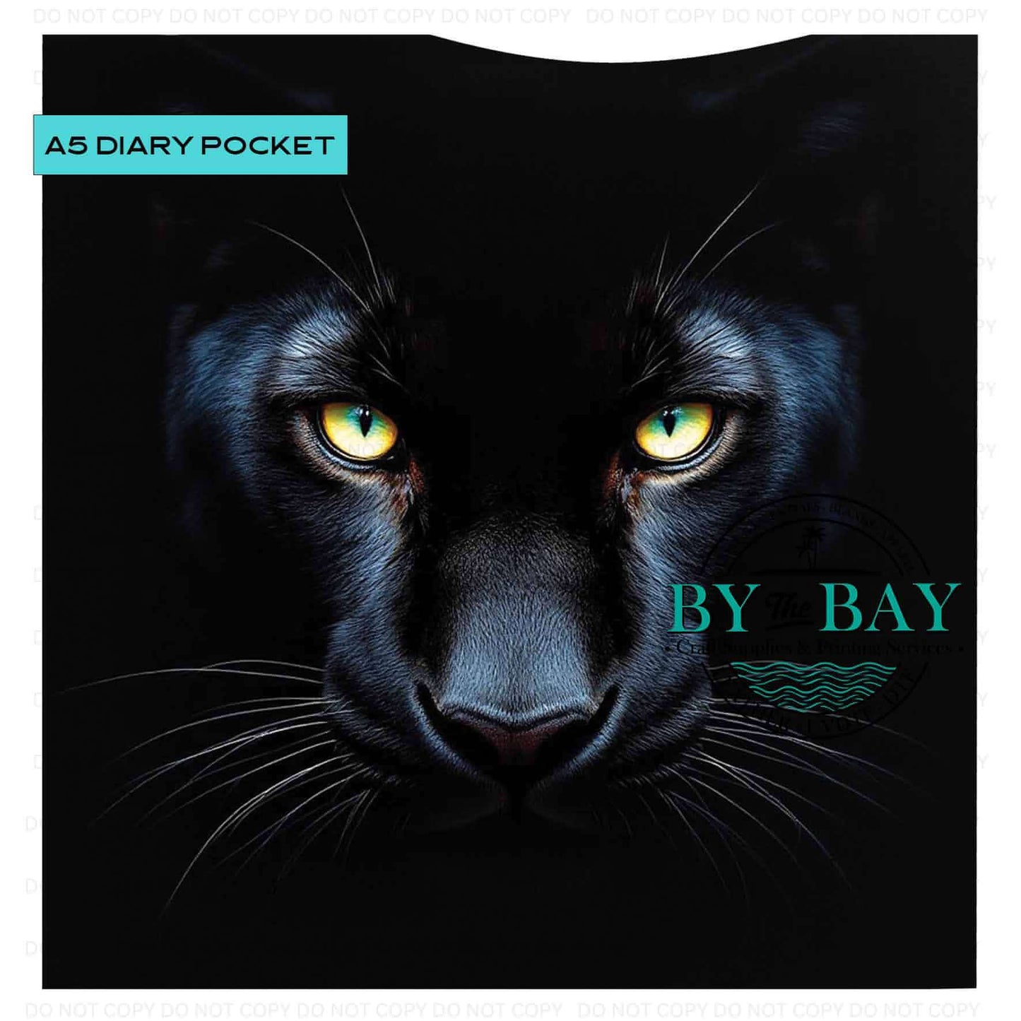 A5 Black Panther Front phone/pen pocket