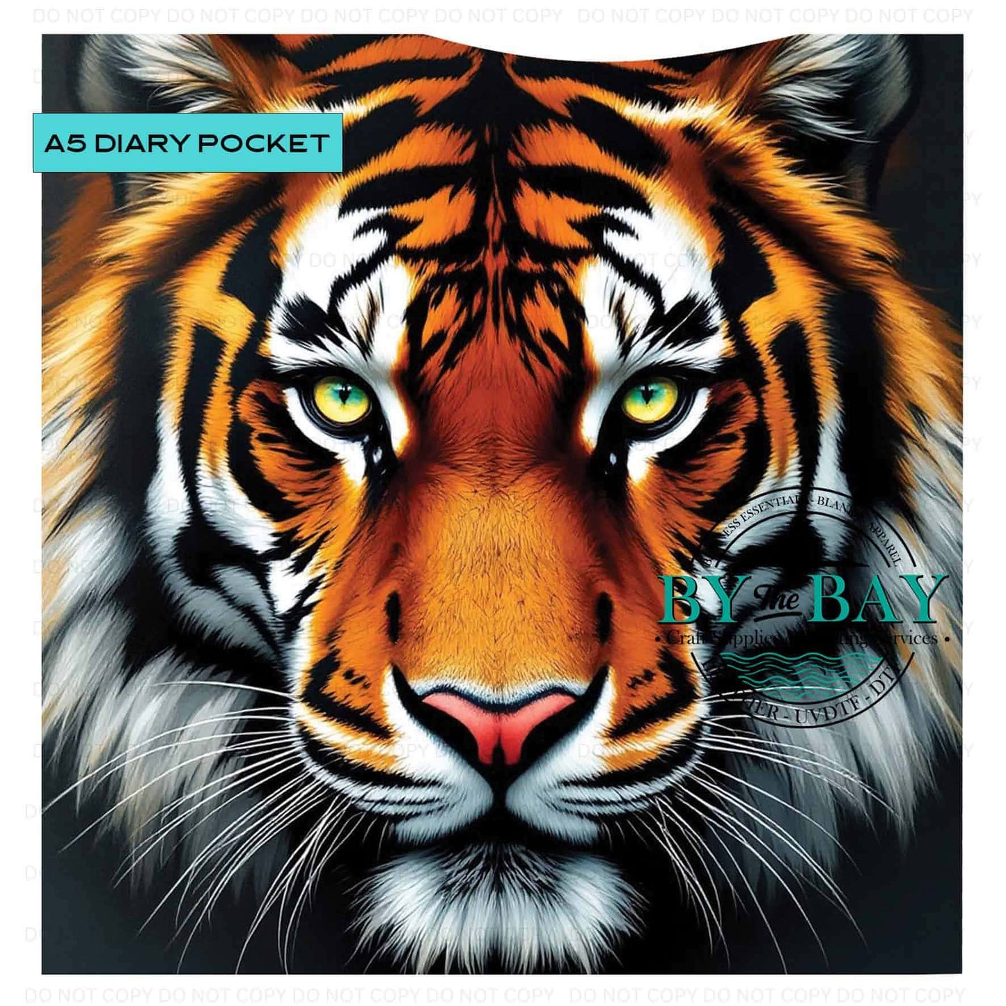 A5 Tiger Front phone/pen pocket