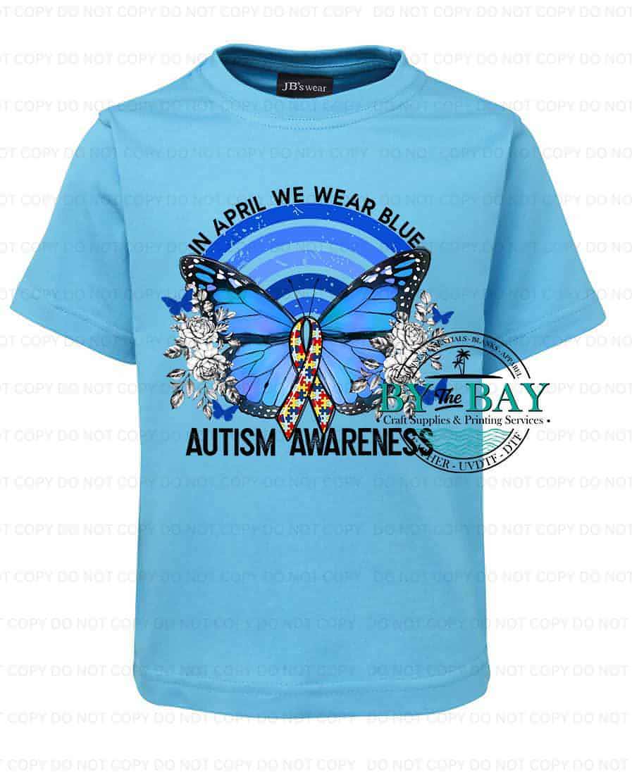 Butterfly Autism Awareness tee