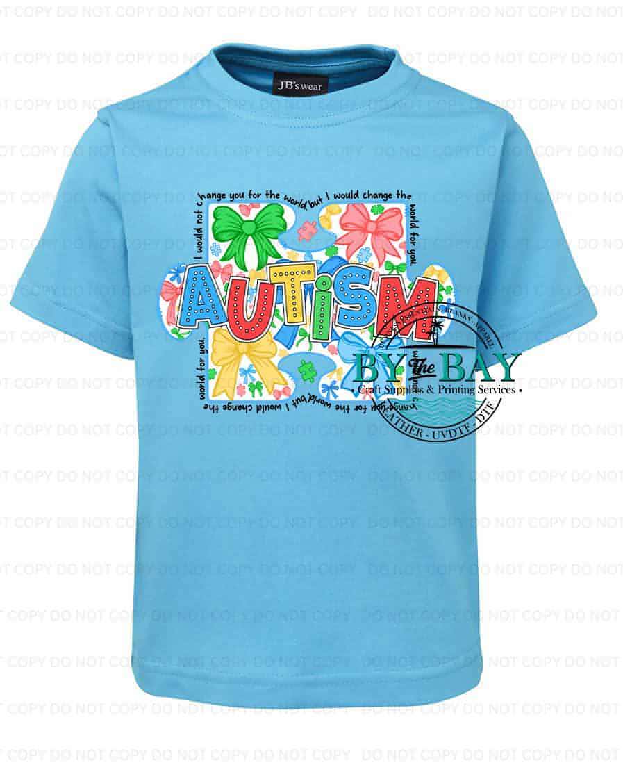 Autism bow tee