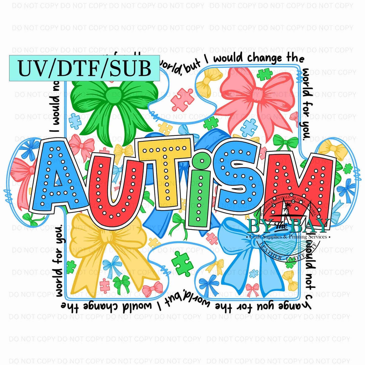 Autism Puzzle white