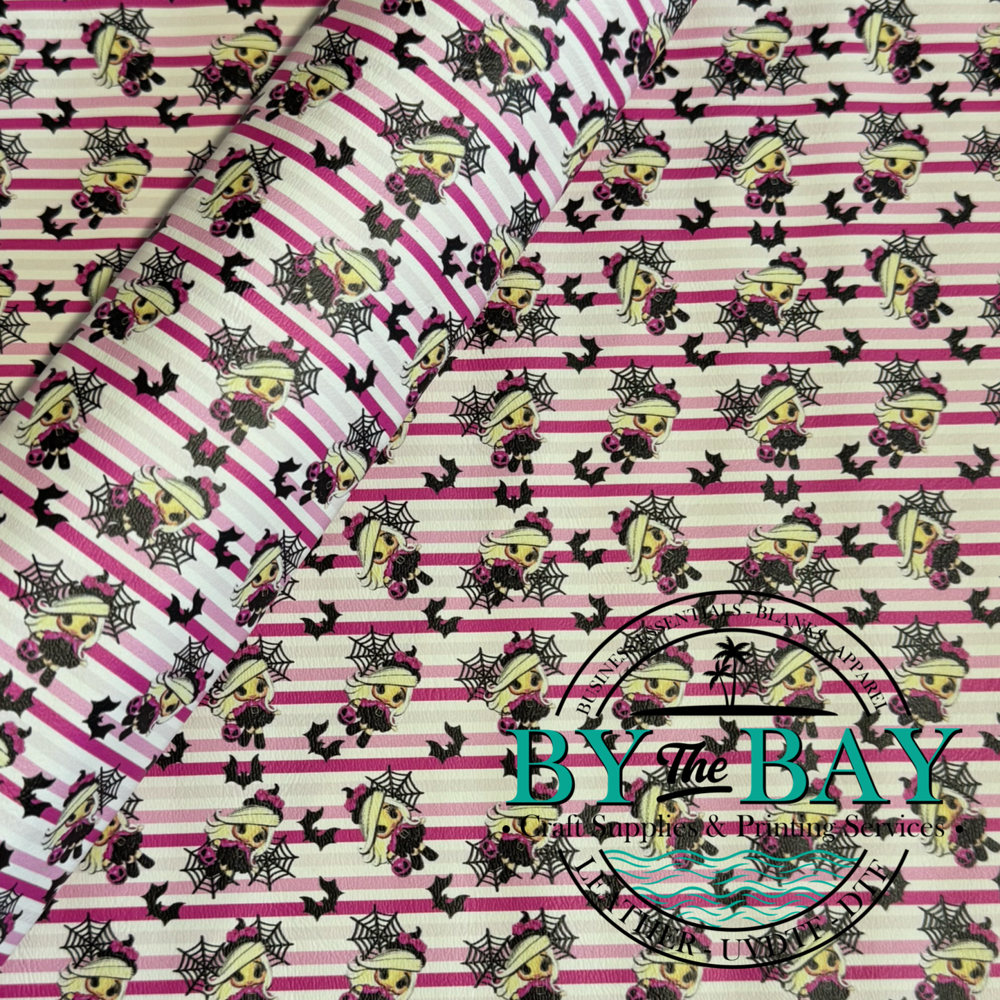 Halloween pink girl stripes 31cm roll